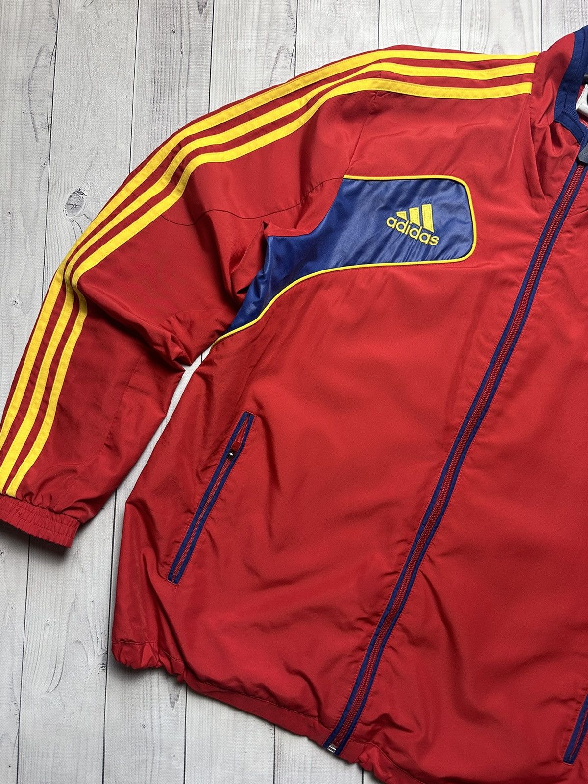 Adidas × Vintage Vintage adidas Spain soccer jacket size M logo Size US M / EU 48-50 / 2 - 2 Thumbnail