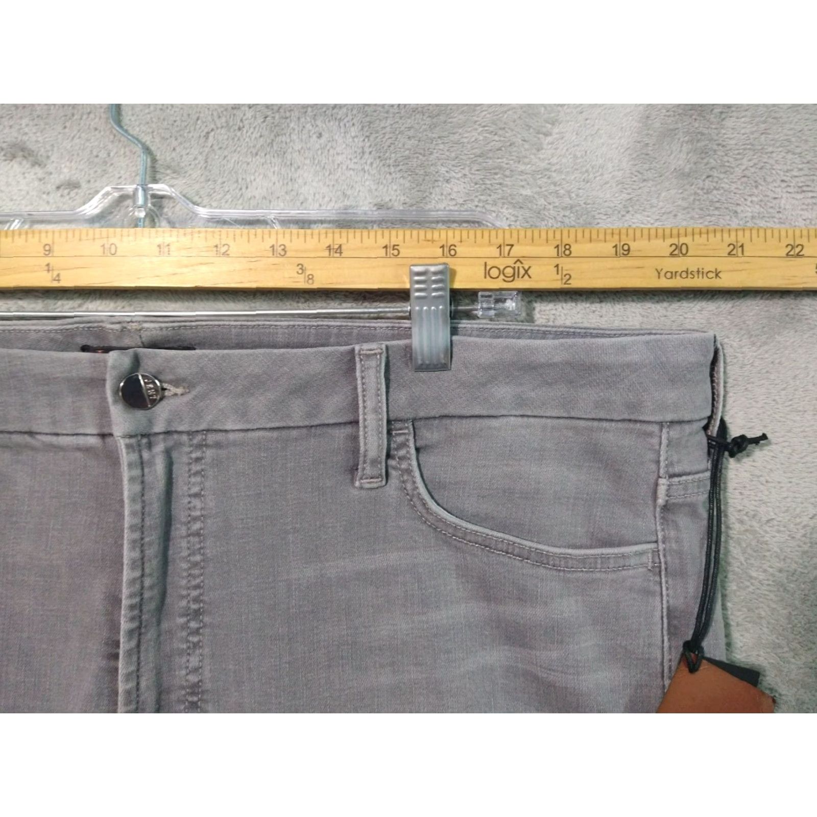 7 For All Mankind Jen7 For All Mankind Jeans Womens 20 Gray Denim Ankle Skinny High Rise Stretch Size 20 Plus 5-Pocket Design Womens Jeans Gray High Rise Ankle Stretch Size 42" / US 20 - 3 Thumbnail