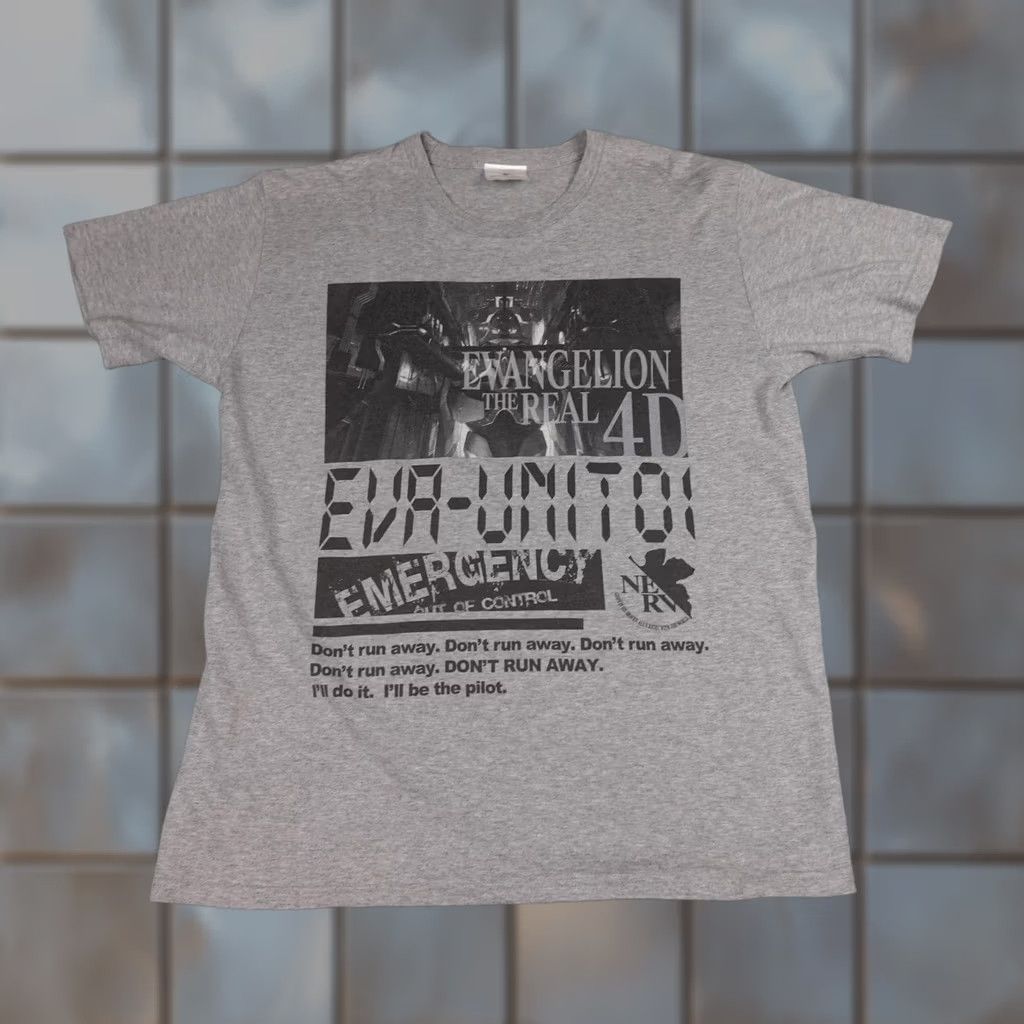 Vintage VINTAGE Universal Studios Japan Evangelion 4D Shirt Mens Large Gray Anime Tee Size US L / EU 52-54 / 3 - 1 Thumbnail