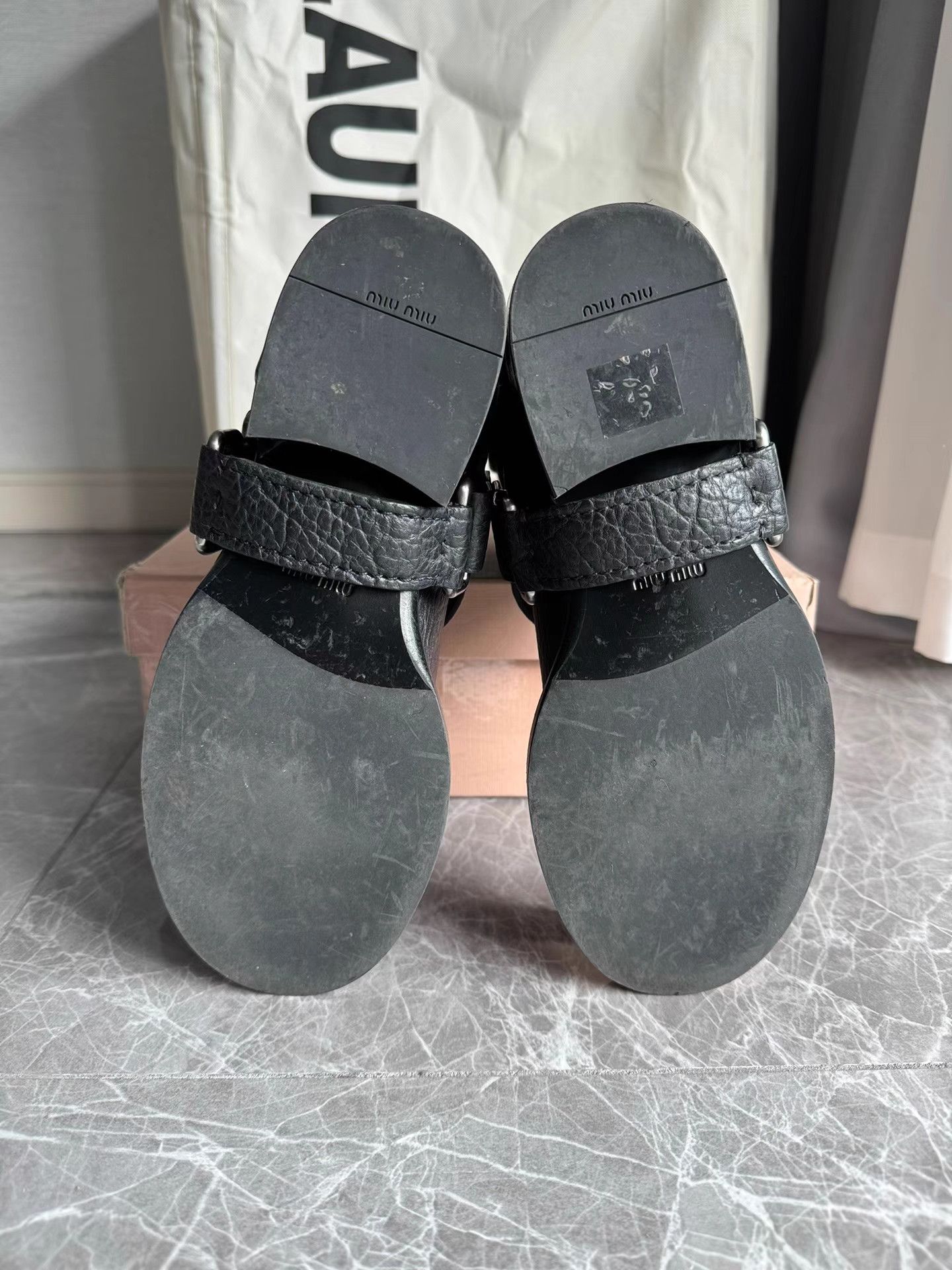 Miu Miu MiuMiu Black Biker Boots K6 Size US 6 / IT 36 - 5 Thumbnail