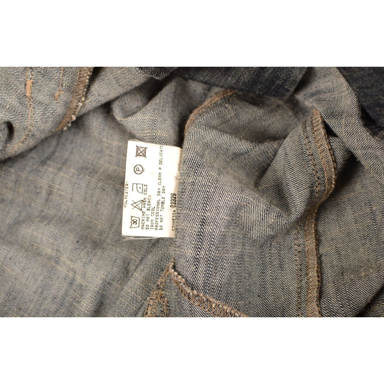 Vintage VINTAGE Le Jean De Marithe Francois Girbaud Denim Jacket Women 34 Blue Jeans Coat Overcoat 34 Mens Womens Girls Boys Size 24" / US 00 / IT 34 - 5 Thumbnail