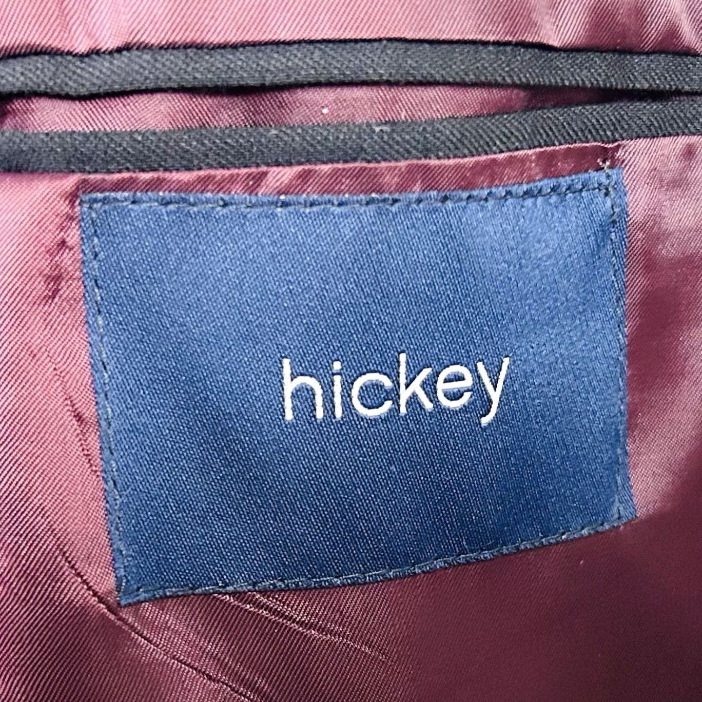 Vintage Hickey Freeman Sport Coat 38S Wool Black Three-Button Fully Lined Mens Jacket Coat Size US XS / EU 42 / 0 - 3 Thumbnail