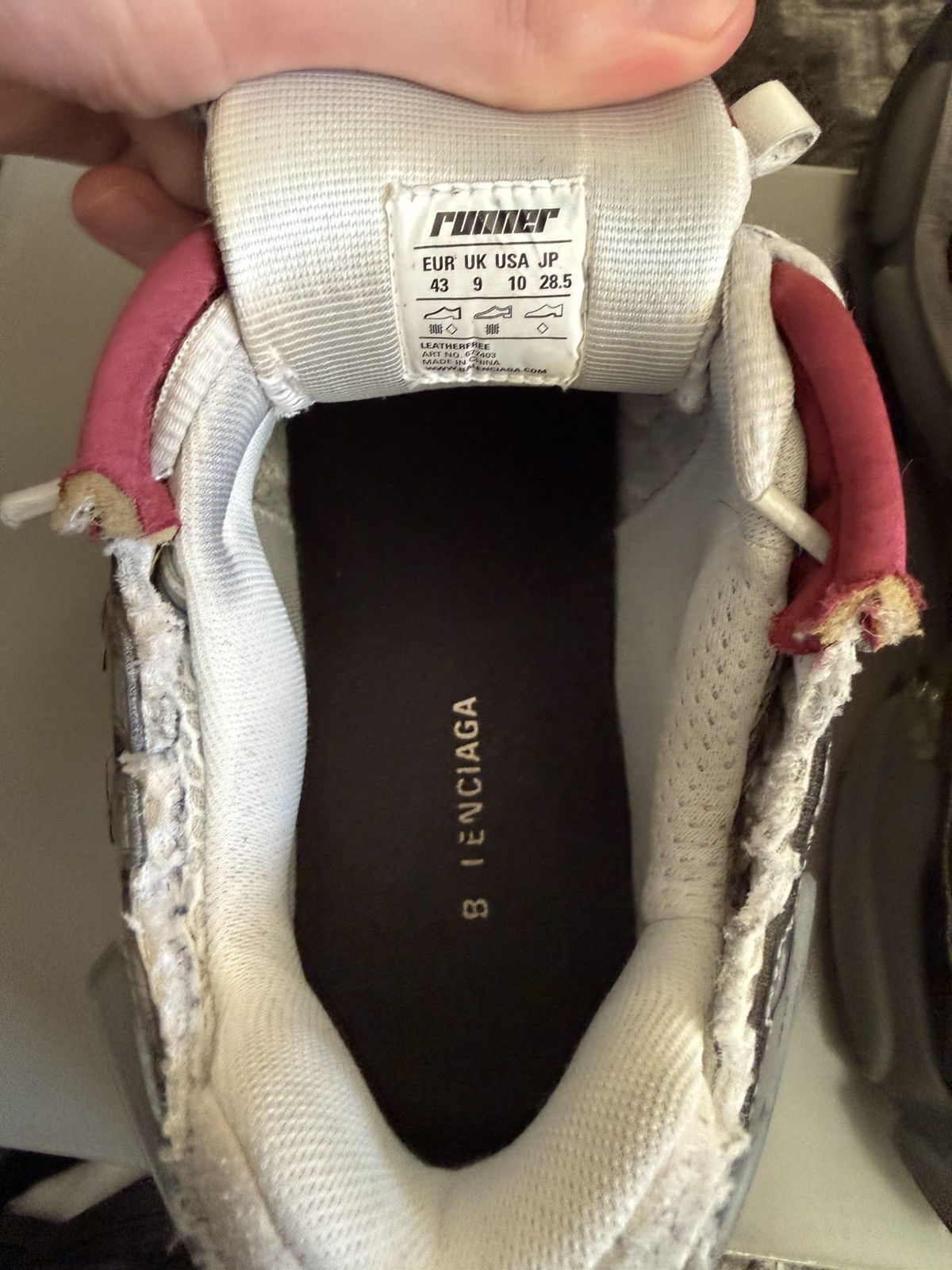 Balenciaga Balenciaga Runners Burgundy Size US 10 / EU 43 - 7 Thumbnail