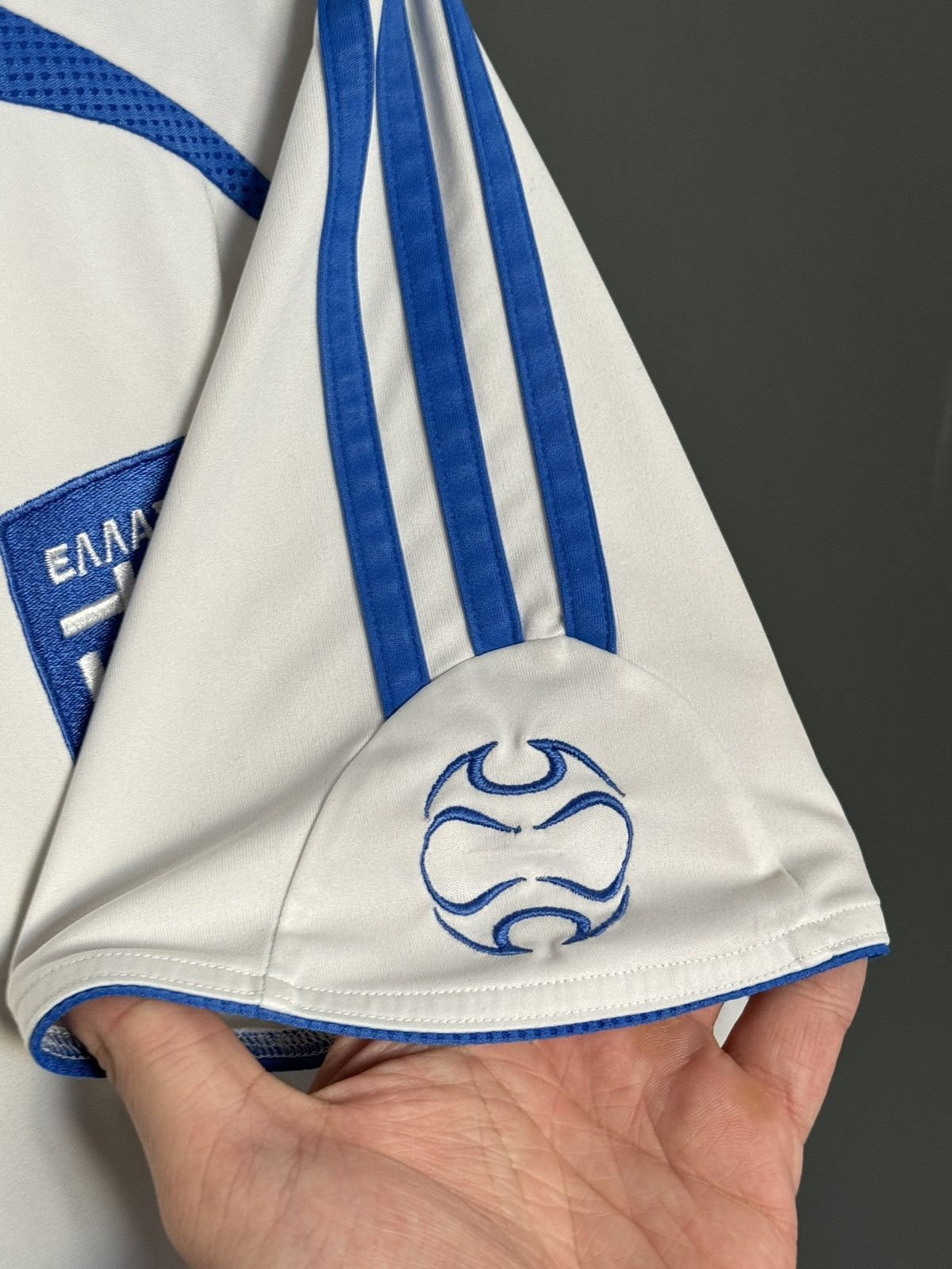 Adidas Greece National Team 06/08 Home Football Jersey T-Shirt Size US S / EU 44-46 / 1 - 4 Thumbnail