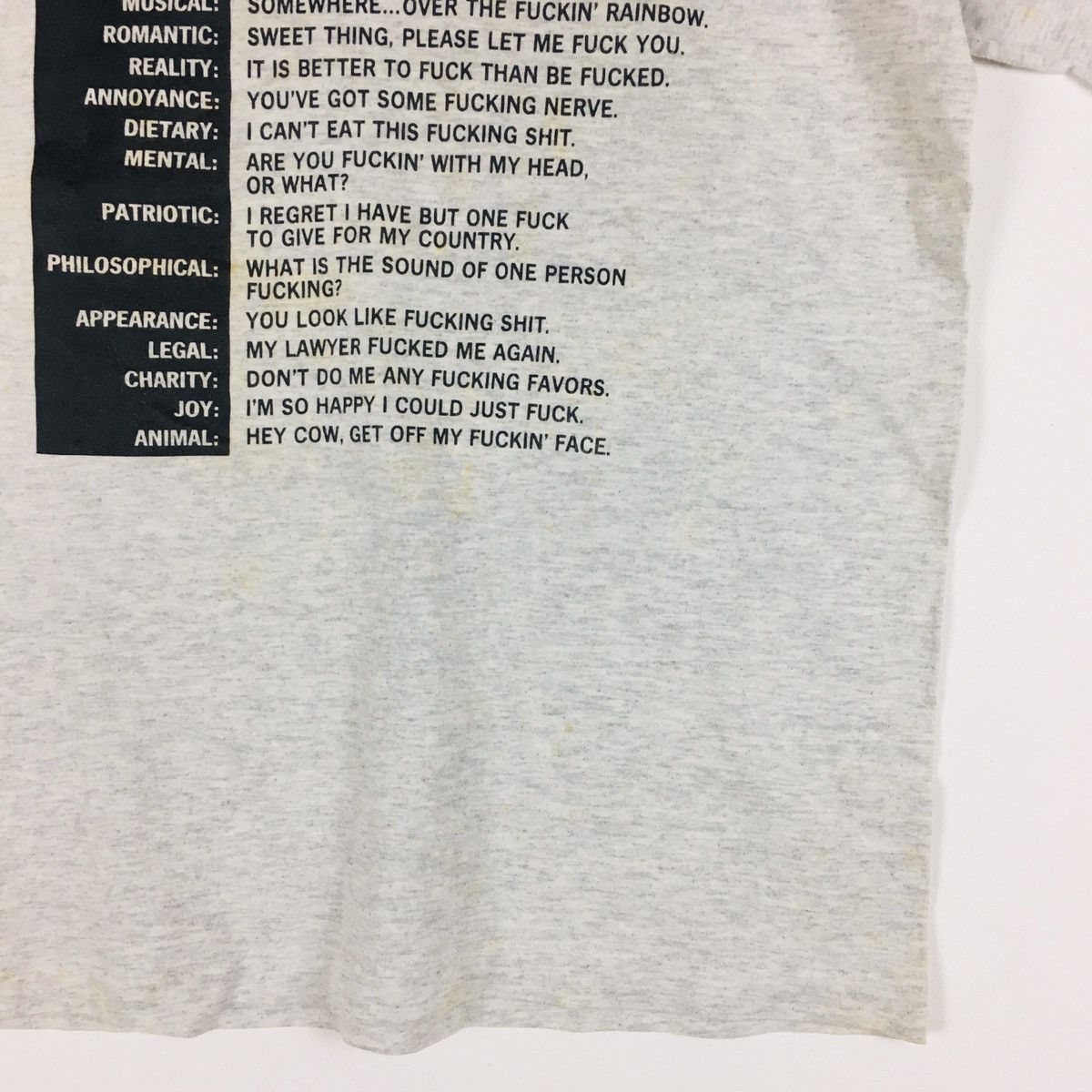 TEE JAYS × Vintage Vintage Fucking Word Single Stitch Size US M / EU 48-50 / 2 - 4 Thumbnail