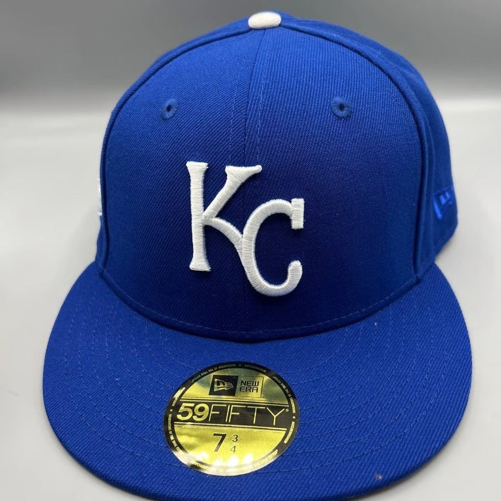 New Era Kansas City Royals Hat Men 7 3/4 59Fifty New Era Fitted Cap Size ONE SIZE - 2 Thumbnail