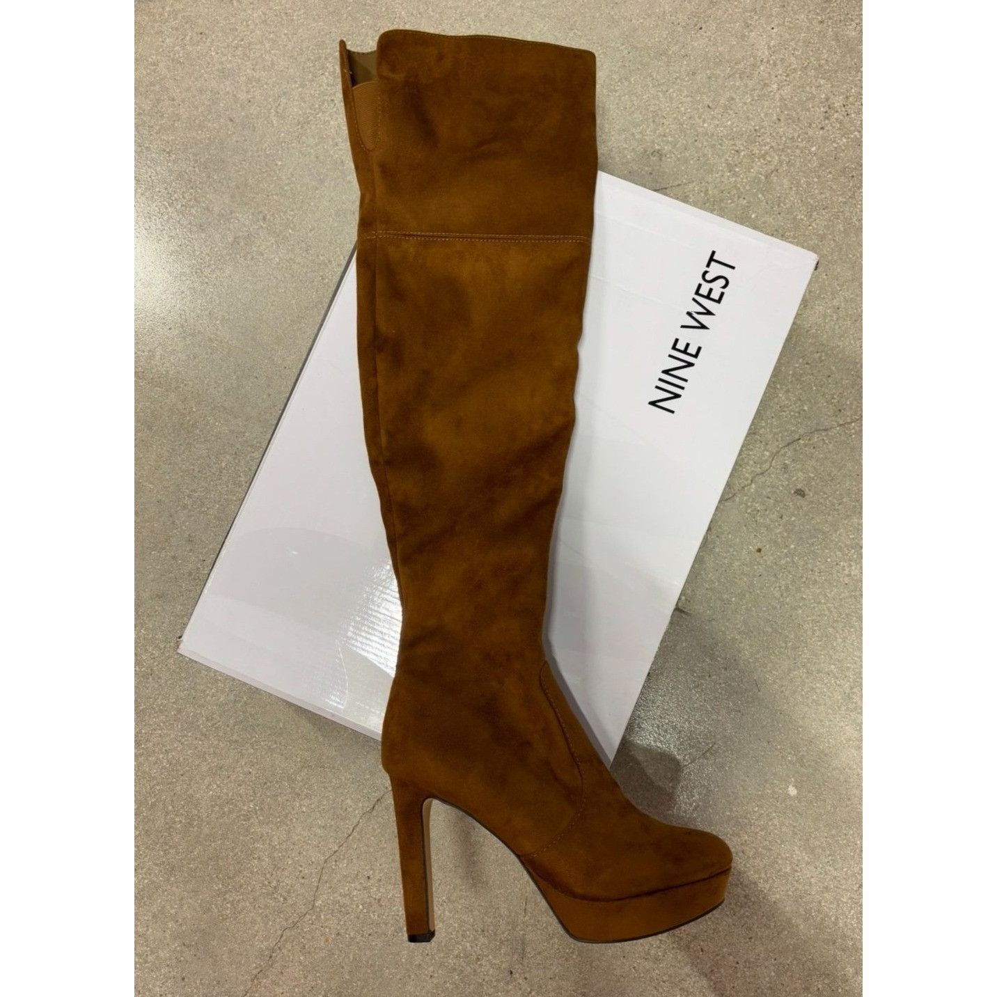 Nine West NINE WEST / Gotcha-2 / Brown / Suede / Platform / Knee-High Size US 9 / IT 39 - 4 Thumbnail