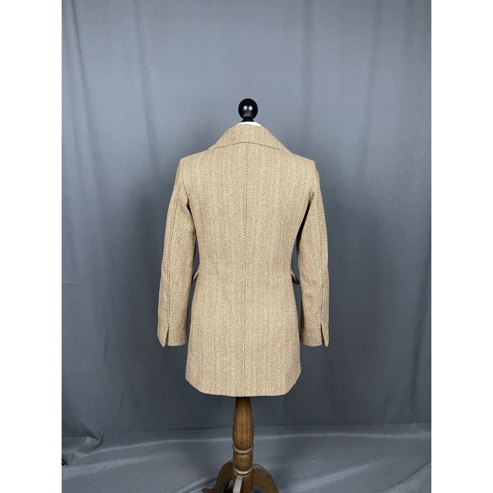 Jil Sander Jil Sander Women's Brown Wool Tailored Overcoat Size 36 Size XS / US 0-2 / IT 36-38 - 7 Thumbnail