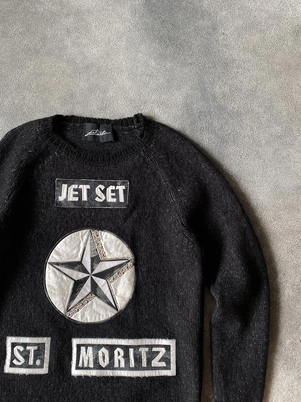 JET SET Jet Set Distressed St. Moritz Star Wool Sweater Women Size M / US 6-8 / IT 42-44 - 5 Thumbnail