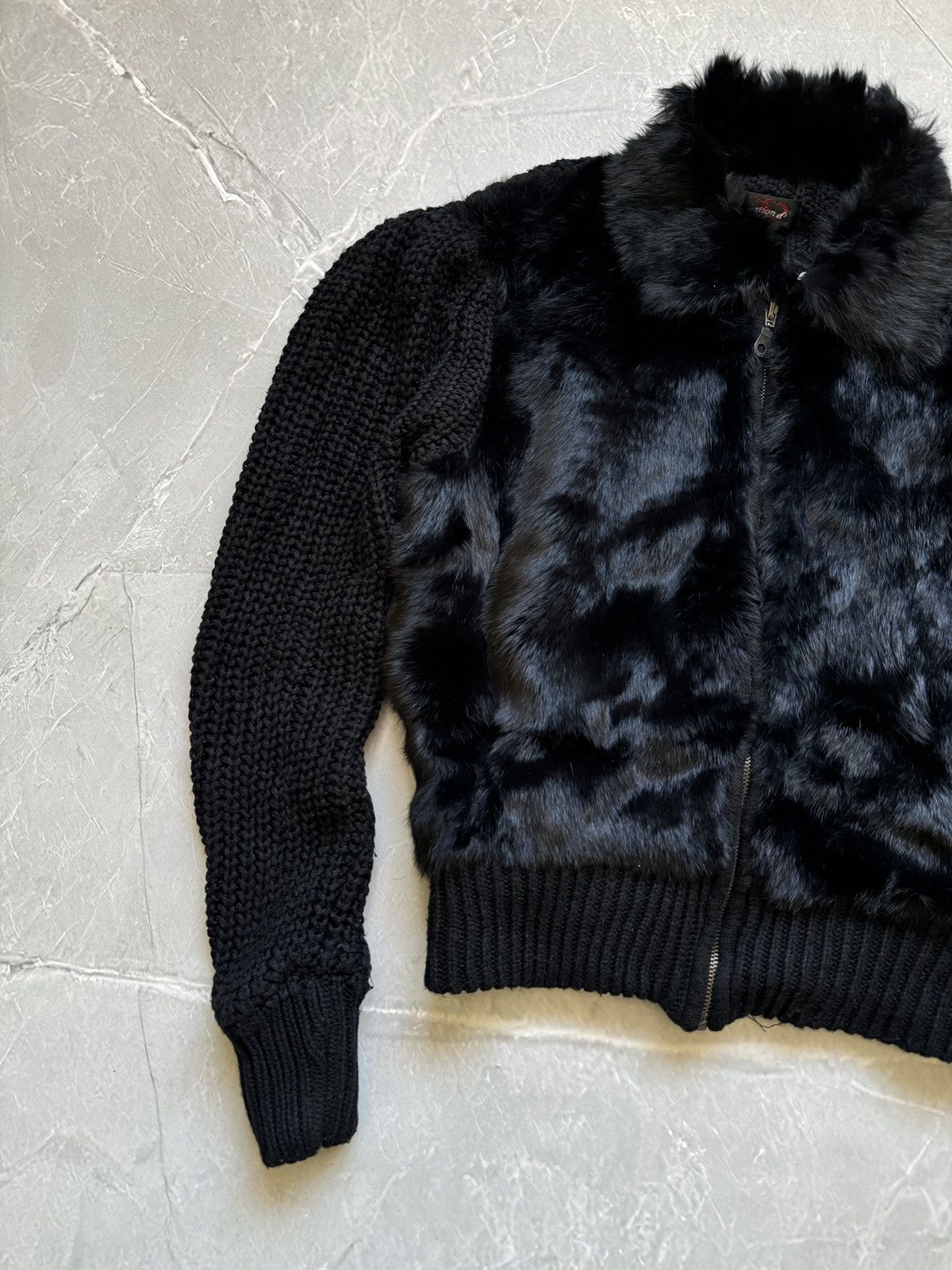 Hysteric Glamour Vintage Fur Knitted Jacket IfSixWasNine Style y2k Avantgarde Size M / US 6-8 / IT 42-44 - 6 Thumbnail