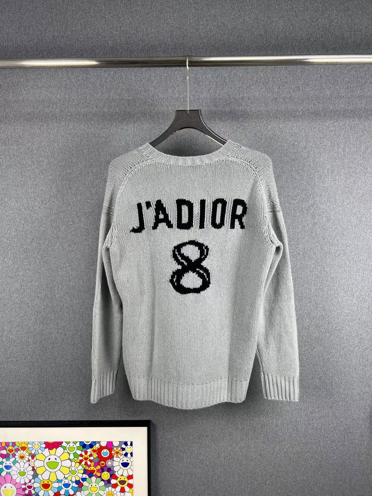 Dior DIOR Number & Letter Sweater K1 Size XS / US 0-2 / IT 36-38 - 1 Thumbnail
