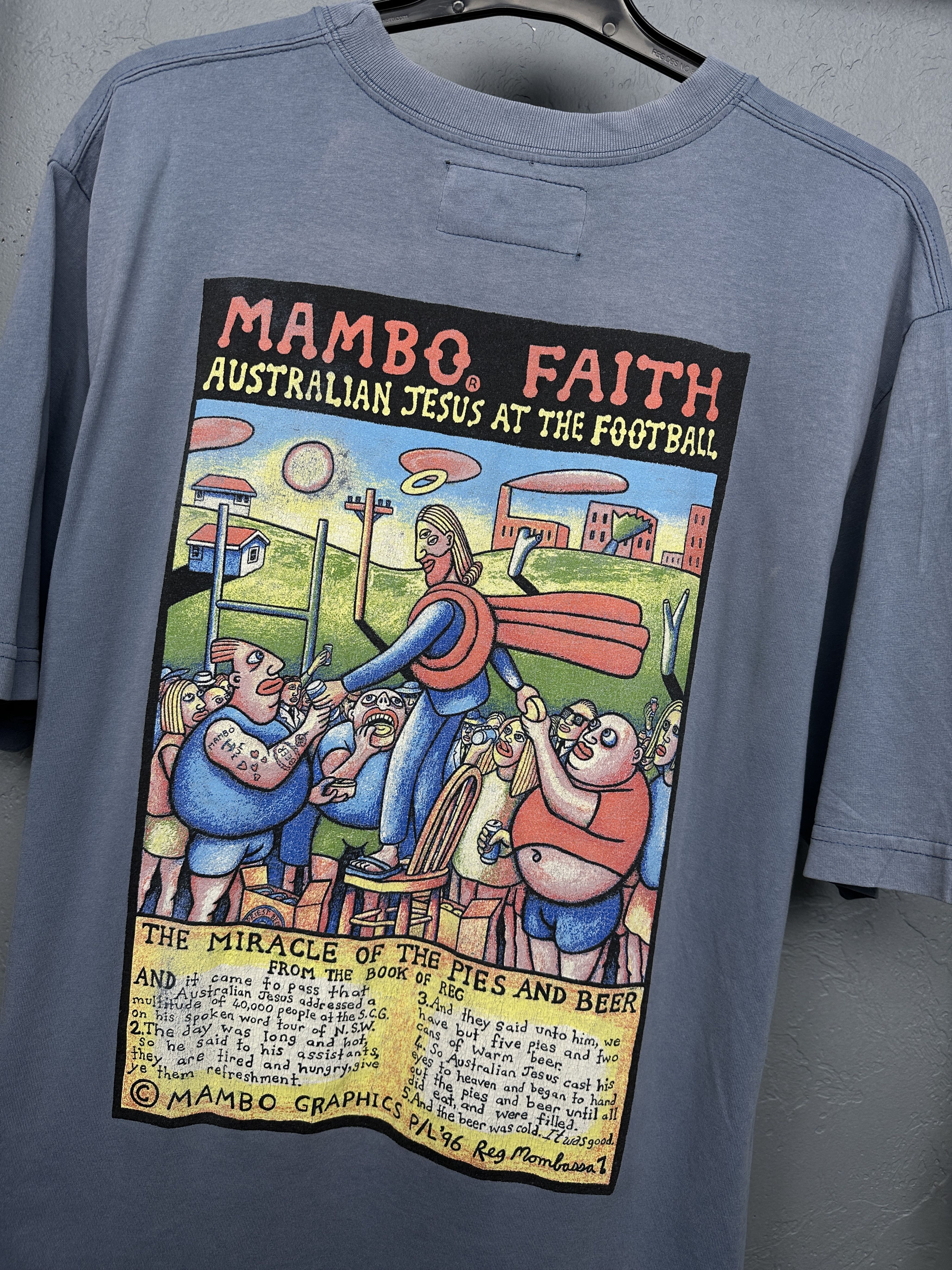 Mambo Mambo 1996 Vintage Distressed Mens T-Shirt Size US L / EU 52-54 / 3 - 2 Thumbnail