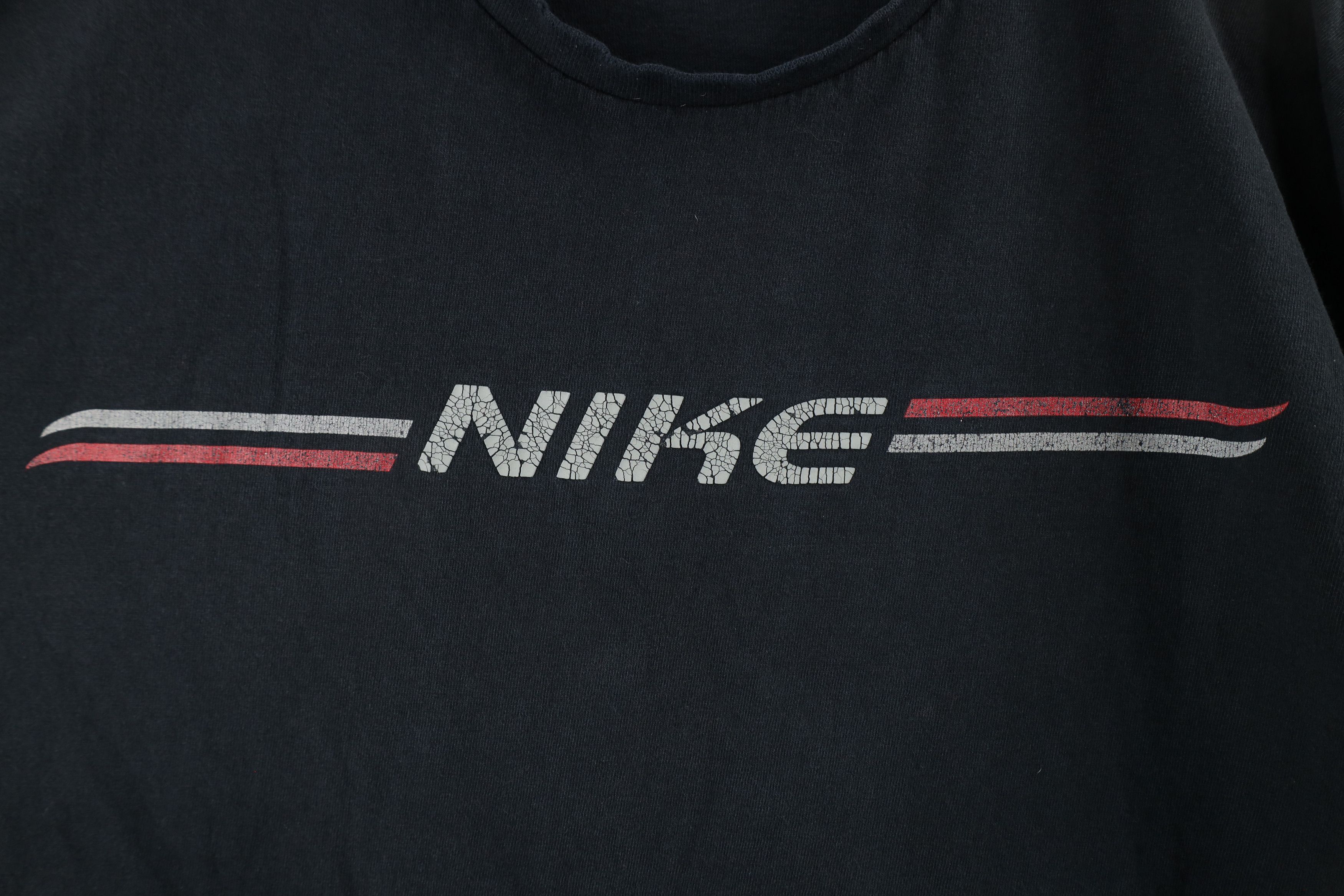 Nike × Vintage Vintage Nike Travis Scott Mini Swoosh Long Sleeve T-Shirt Size US XL / EU 56 / 4 - 6 Thumbnail