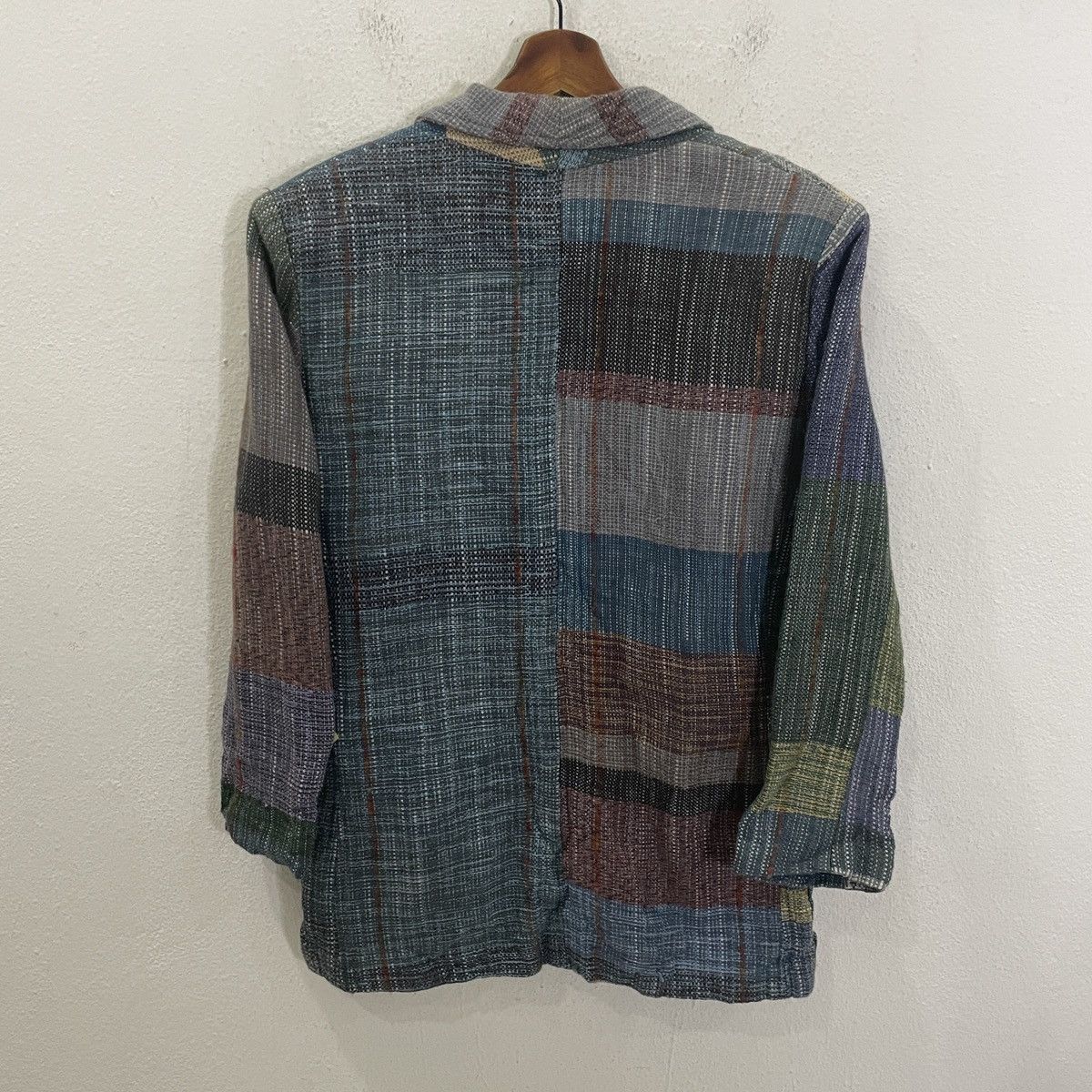 Japanese Brand Vintage Saori Patchwork Motive Coat Jacket Size US M / EU 48-50 / 2 - 6 Thumbnail