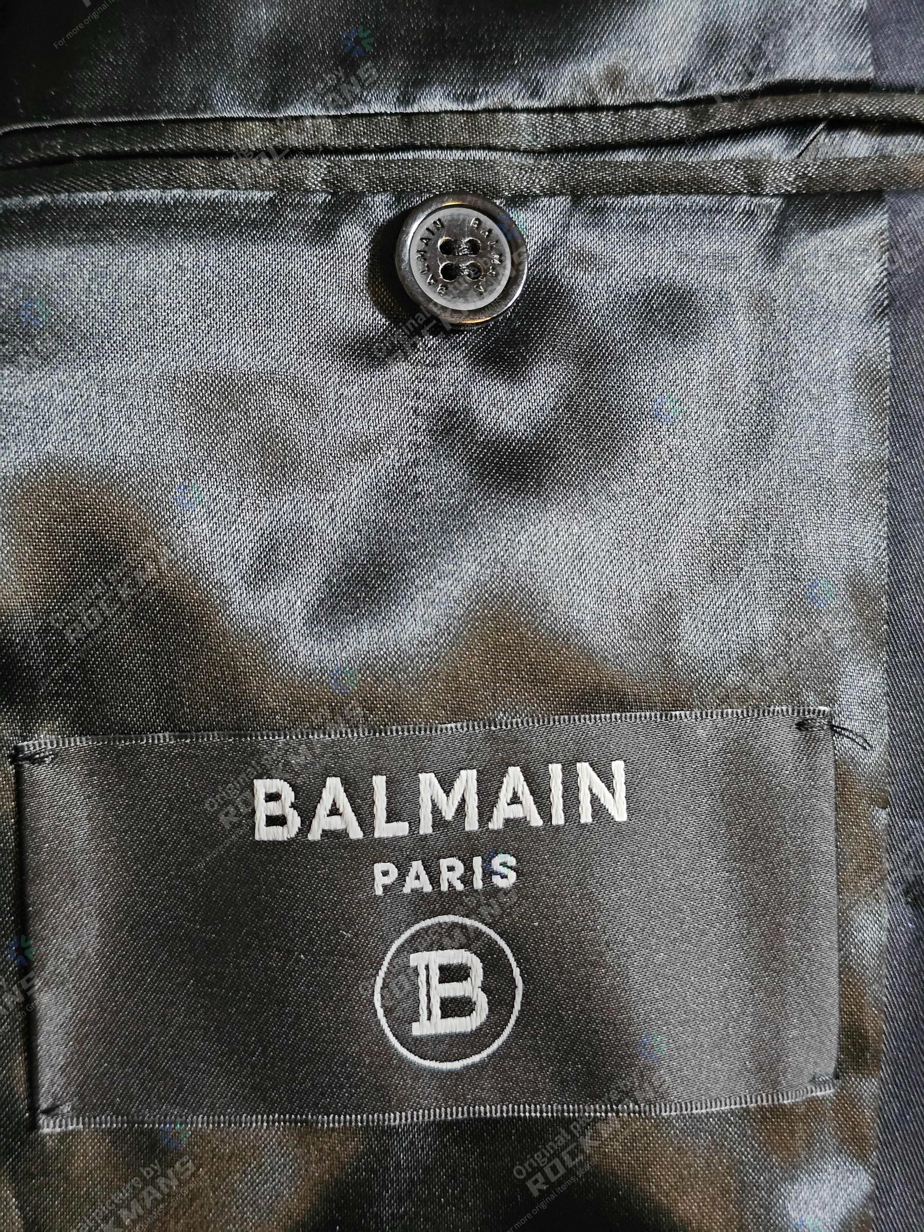 Balmain Balmain Double-Breasted Suit Jacket Size 50 Size 50R - 8 Thumbnail