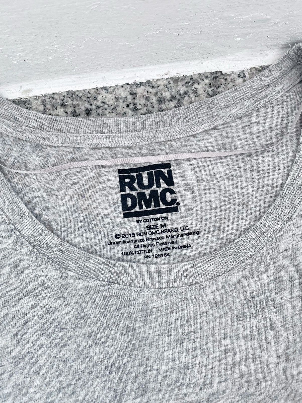 Band Tees × Cotton On × RUN DMC VINTAGE 2015 RUN DMC T-SHIRT Size L / US 10 / IT 46 - 6 Thumbnail