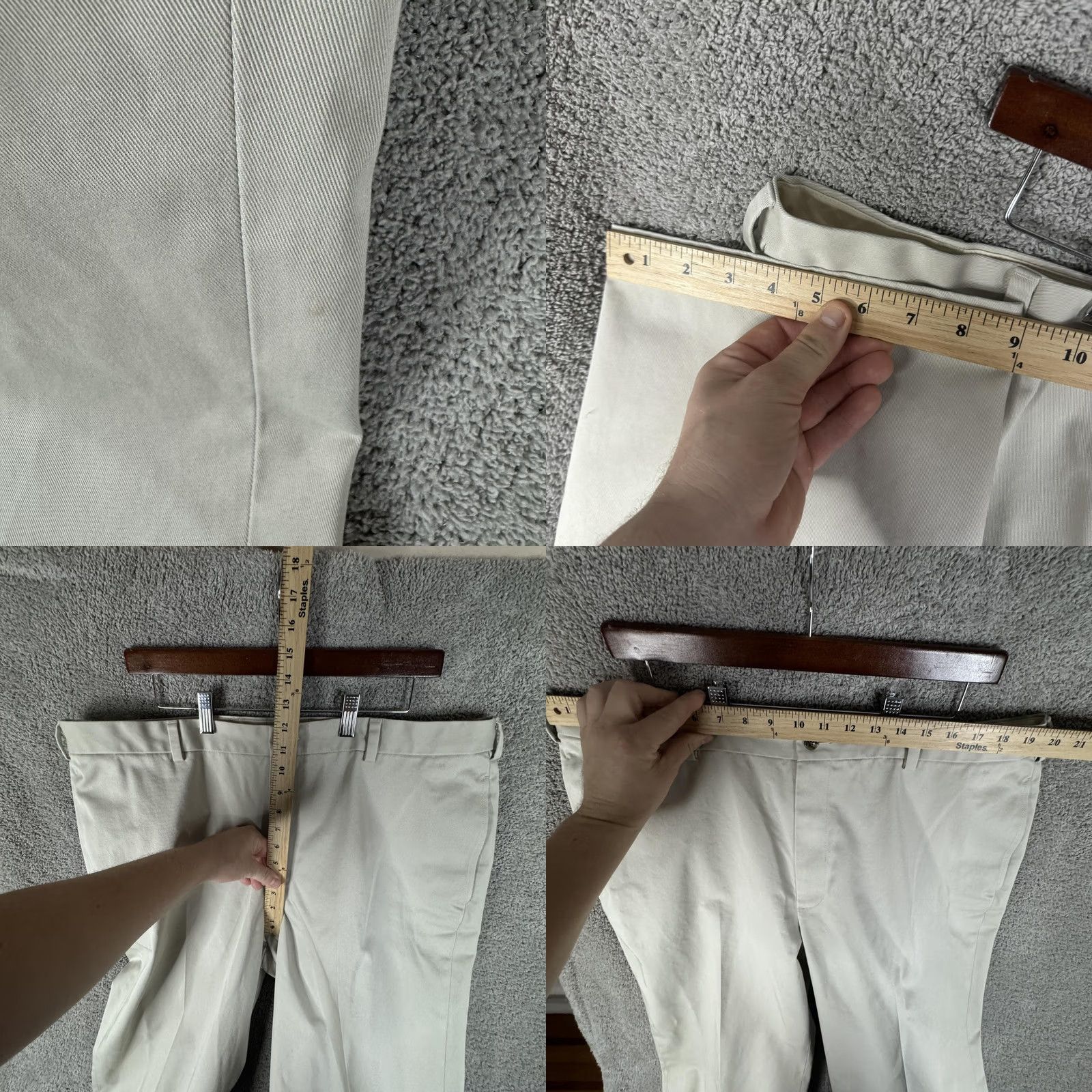 Brooks Brothers Brooks Brothers Clark Fit Advantage Chino Pants Mens 42x30 Khaki Beige Flat Front Flat Front Line Chino Pants Men Size US 42 / EU 58 - 8 Thumbnail