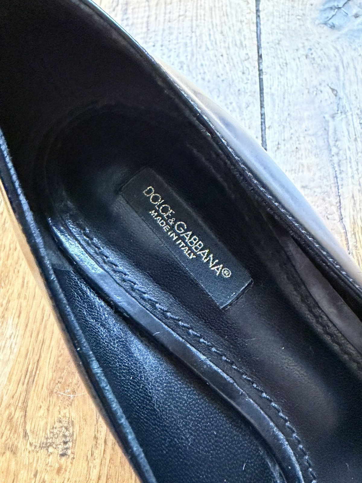 Dolce & Gabbana Dolce & Gabbana Black Lace Pumps Heels Charm EU 37.5 Size US 7.5 / IT 37.5 - 13 Thumbnail