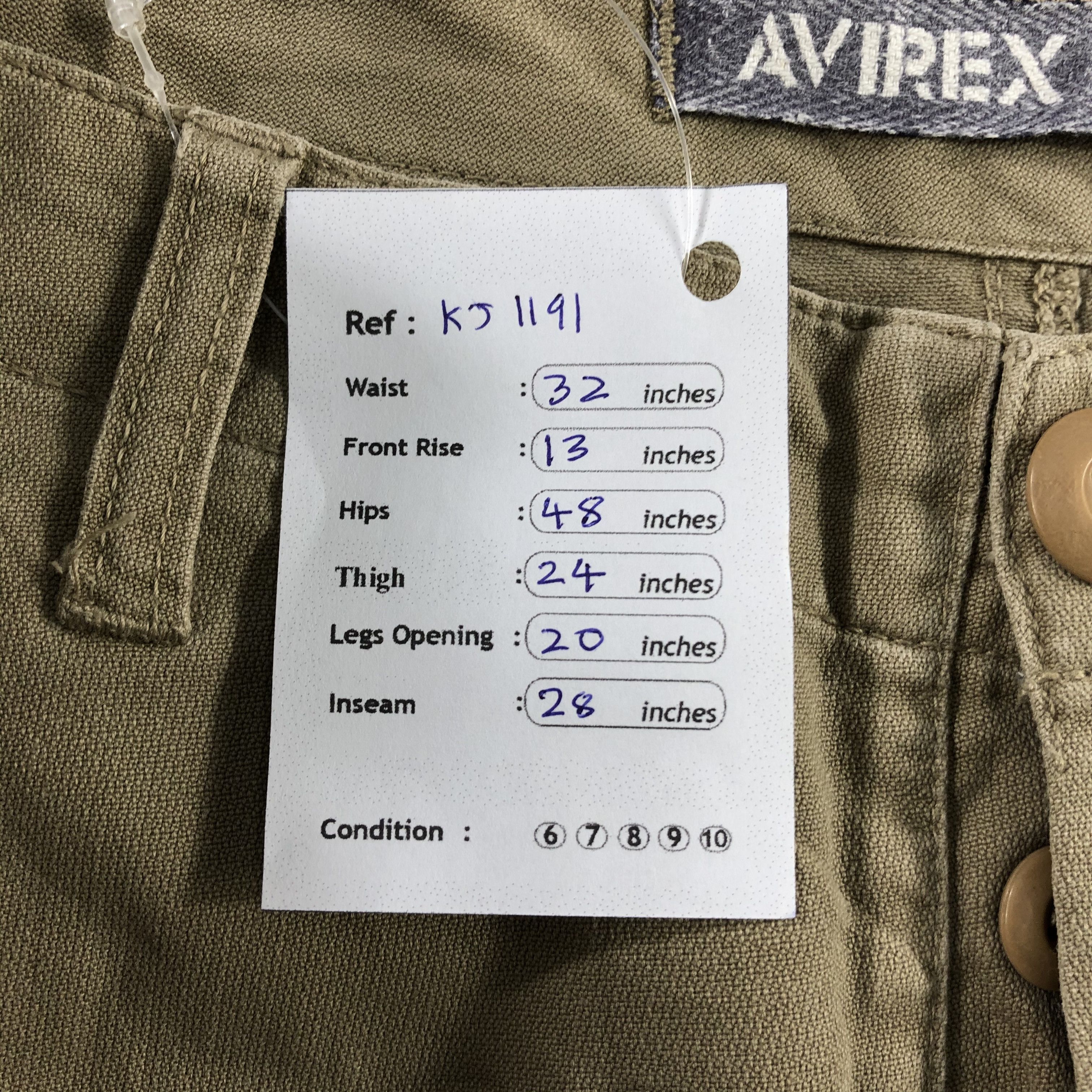 Avirex Avirex Miltary Monkey Pants Multi Pocket Tactical Trouser Size US 32 / EU 48 - 13 Thumbnail