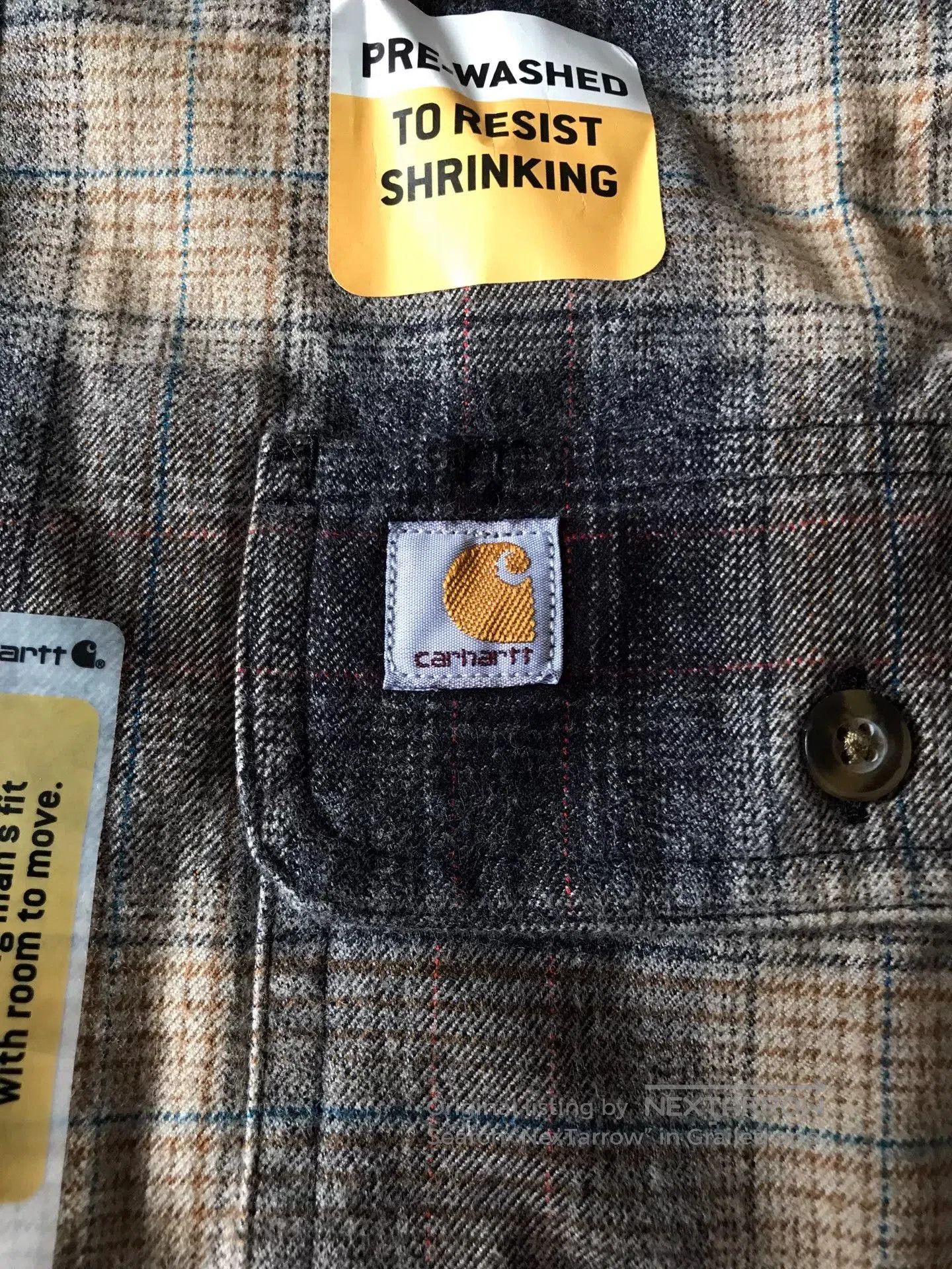 Carhartt Carhartt 104451 Flannel Work Shirt. Size US M / EU 48-50 / 2 - 4 Thumbnail