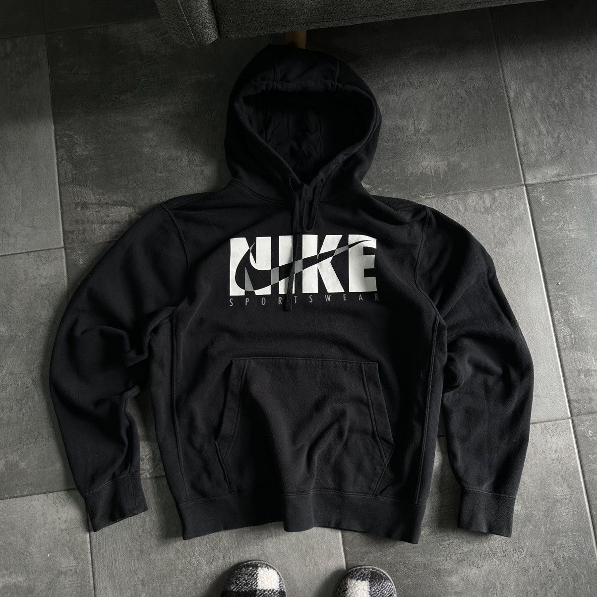 Nike × Vintage Vintage Nike Hoodie Big Logo Sportwear Y2K 00s Size US M / EU 48-50 / 2 - 1 Thumbnail