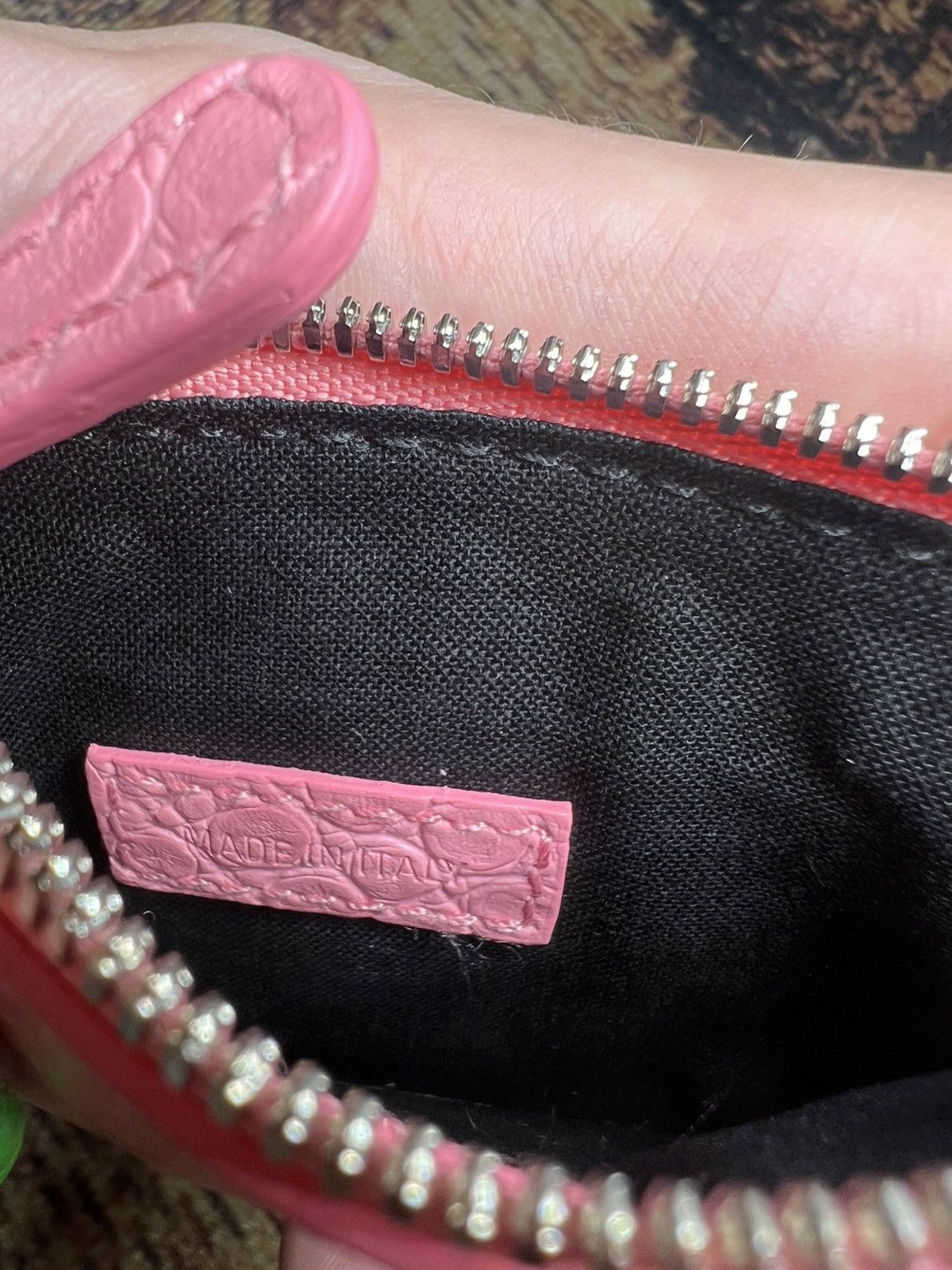 Balenciaga BALENCIAGA CROC CALF COIN PURSE Size ONE SIZE - 3 Thumbnail