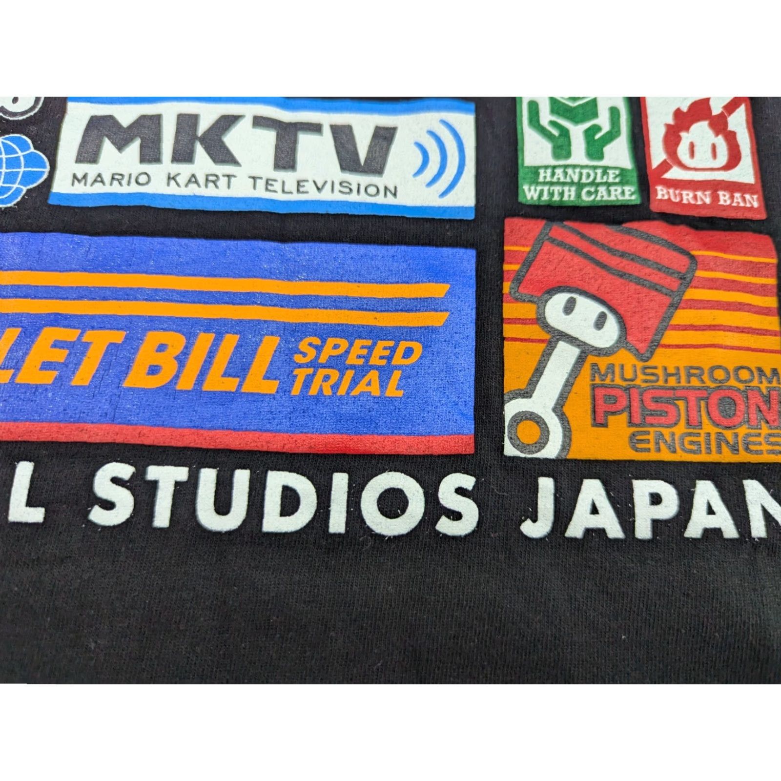 Nintendo Universal Studios Japan Mario Kart T-Shirt Size L Black Adult Nintendo Shirt Mens Size US L / EU 52-54 / 3 - 7 Thumbnail