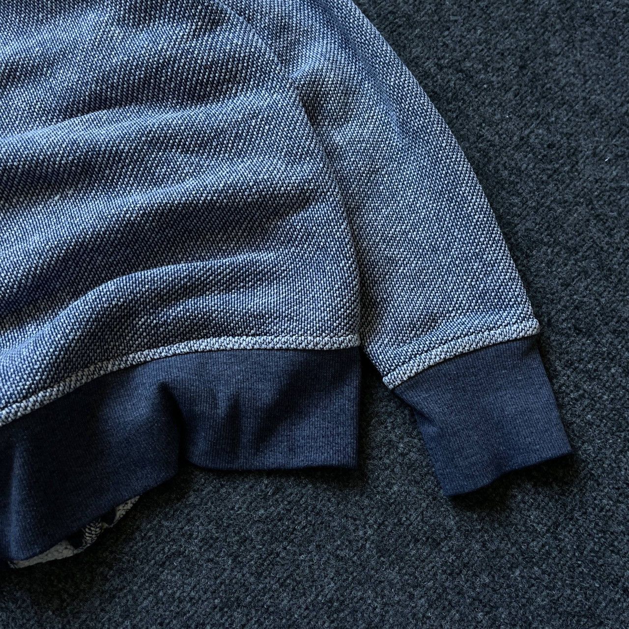 Urban Pipeline VTG Knit Zip Hoodie Piping Hot Size M Dark Blue Y2K 00s USA Size US M / EU 48-50 / 2 - 14 Thumbnail