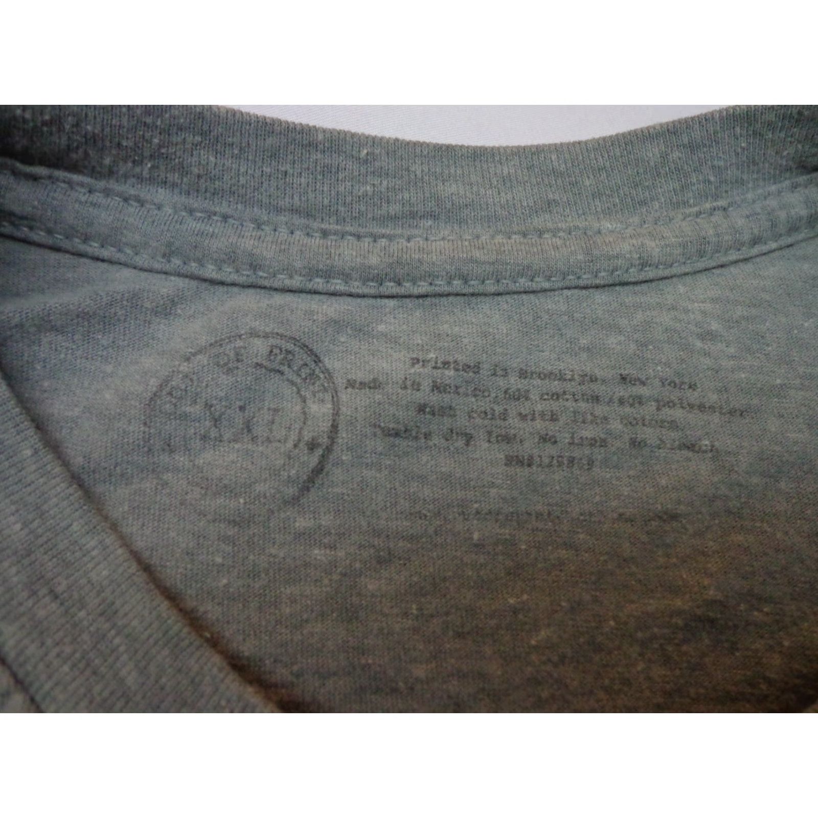 Vintage Be Your Age Out of Print Scott Fitzgerald T Shirt 2XL Gray Cotton Blend Unisex Adults Short Sleeve Crew Neck Regular FLAWS Size US XXL / EU 58 / 5 - 5 Thumbnail