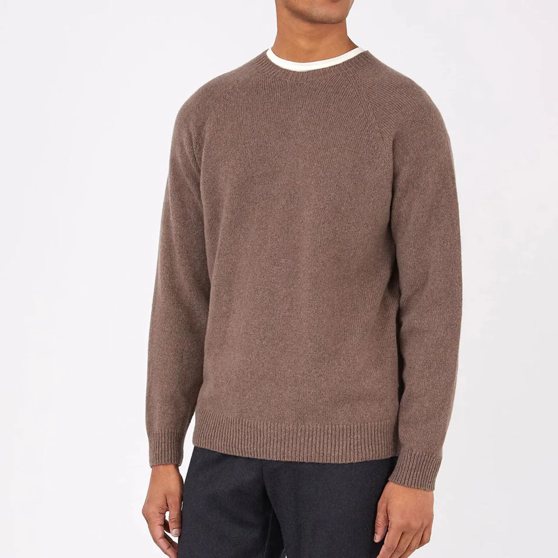 Sunspel Lambswool Crewneck Jumper Size US S / EU 44-46 / 1 - 4 Thumbnail