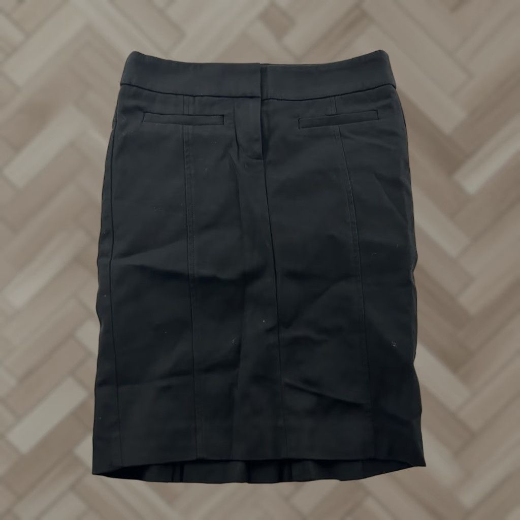 Bebe Bebe Women's Skirt 2 Black Pencil Size 26" / US 2 / IT 38 - 1 Thumbnail