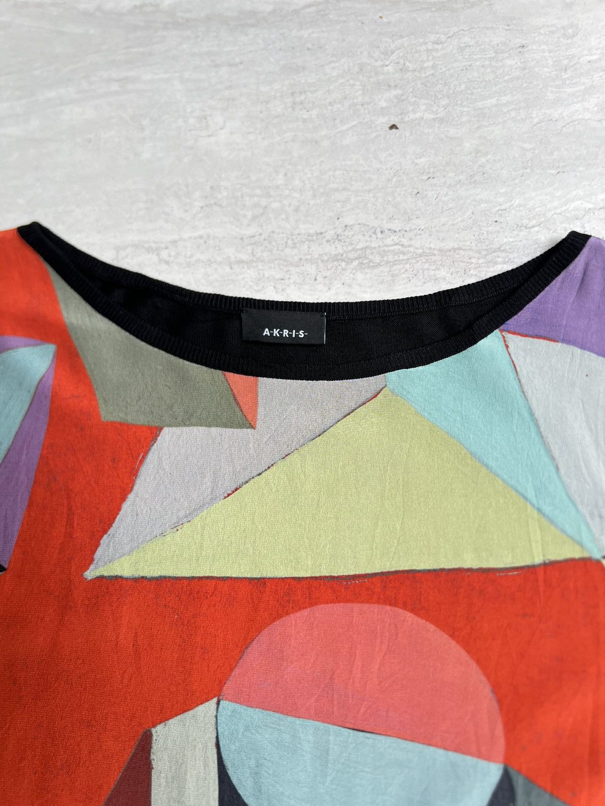 Akris AKRIS Abstract Motive T-shirt Size L / US 10 / IT 46 - 5 Thumbnail