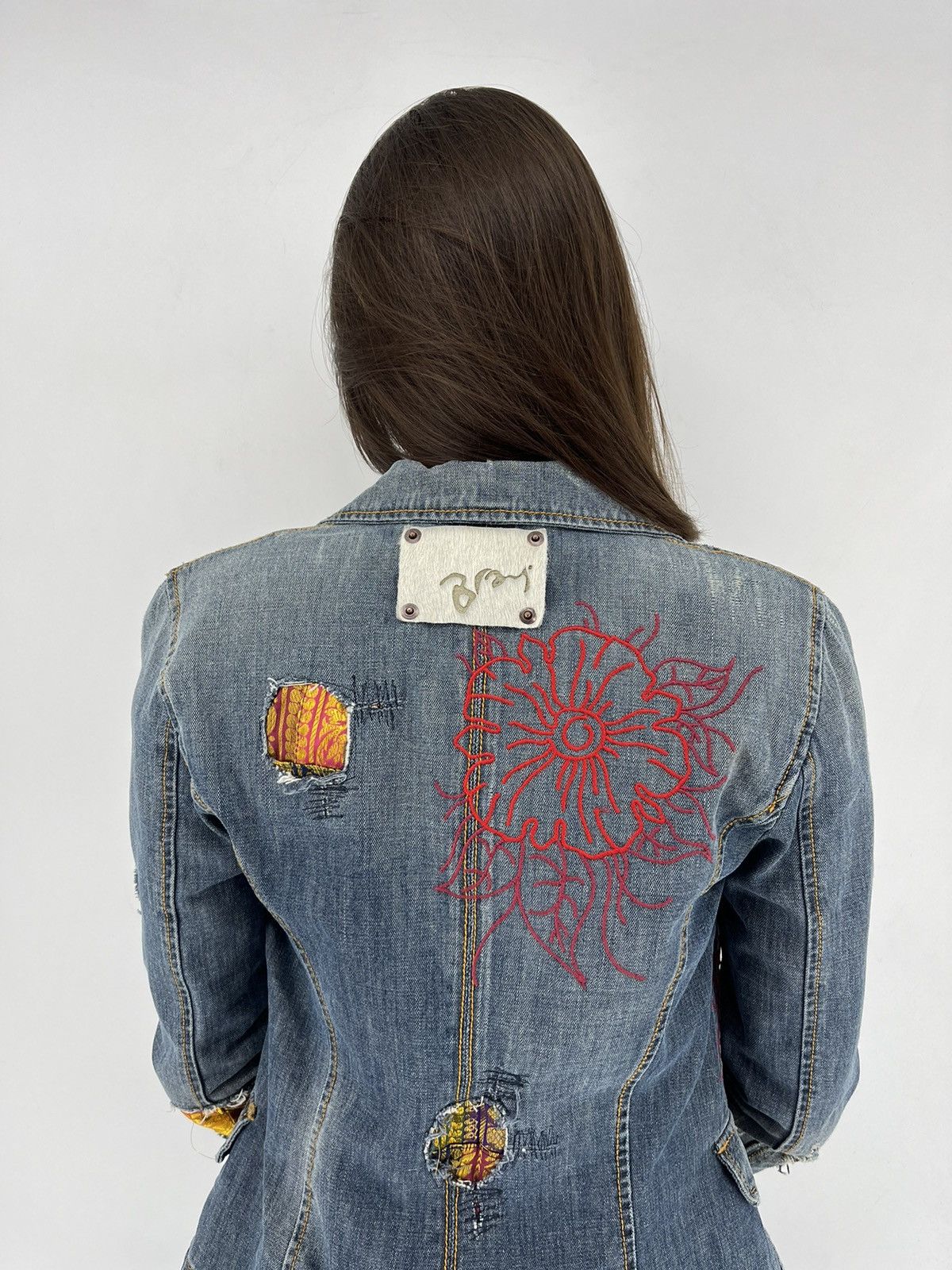 Bray Steve Alan × Japanese Brand Progetti & Prodotti Bray Vintage Y2K Denim Jacket Size S / US 4 / IT 40 - 11 Thumbnail