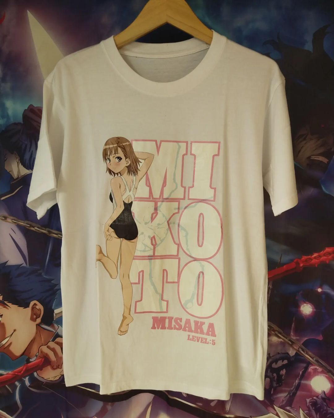 Anime × Japanese Brand Toaru Kagaku no Rerugan Mikoto Beach Art Anime Tees Size US L / EU 52-54 / 3 - 1 Thumbnail