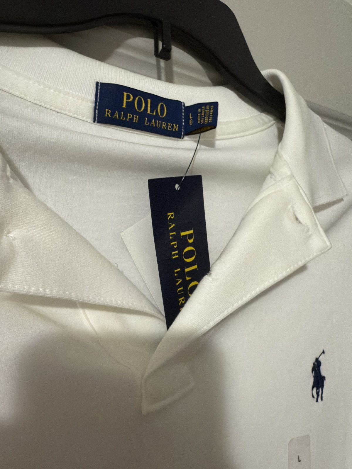 Polo Ralph Lauren White Polo Blue Horse Size US L / EU 52-54 / 3 - 3 Thumbnail