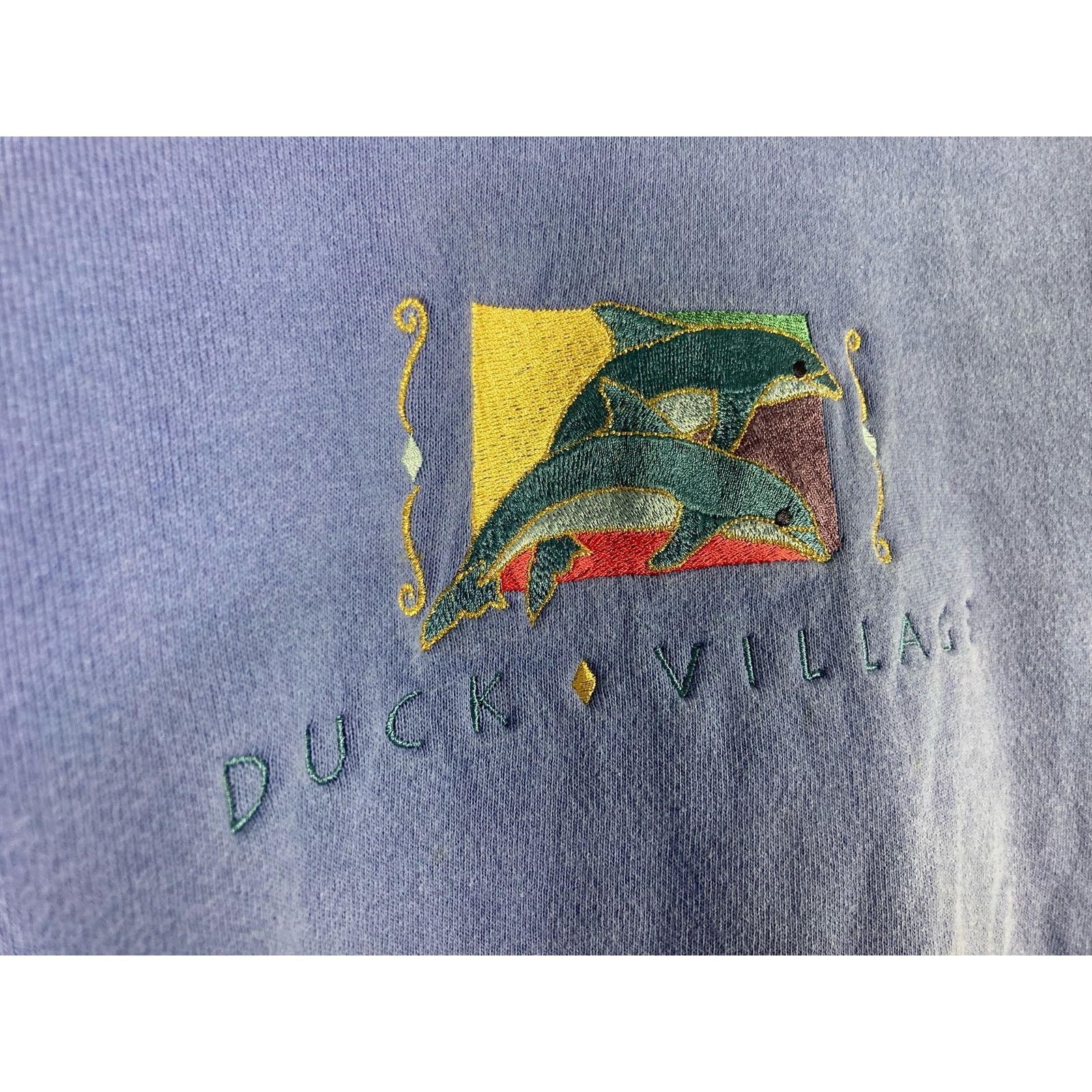 Vintage Vintage Duck Village Sweatshirt Unisex Large USA Made Size L / US 10 / IT 46 - 7 Thumbnail
