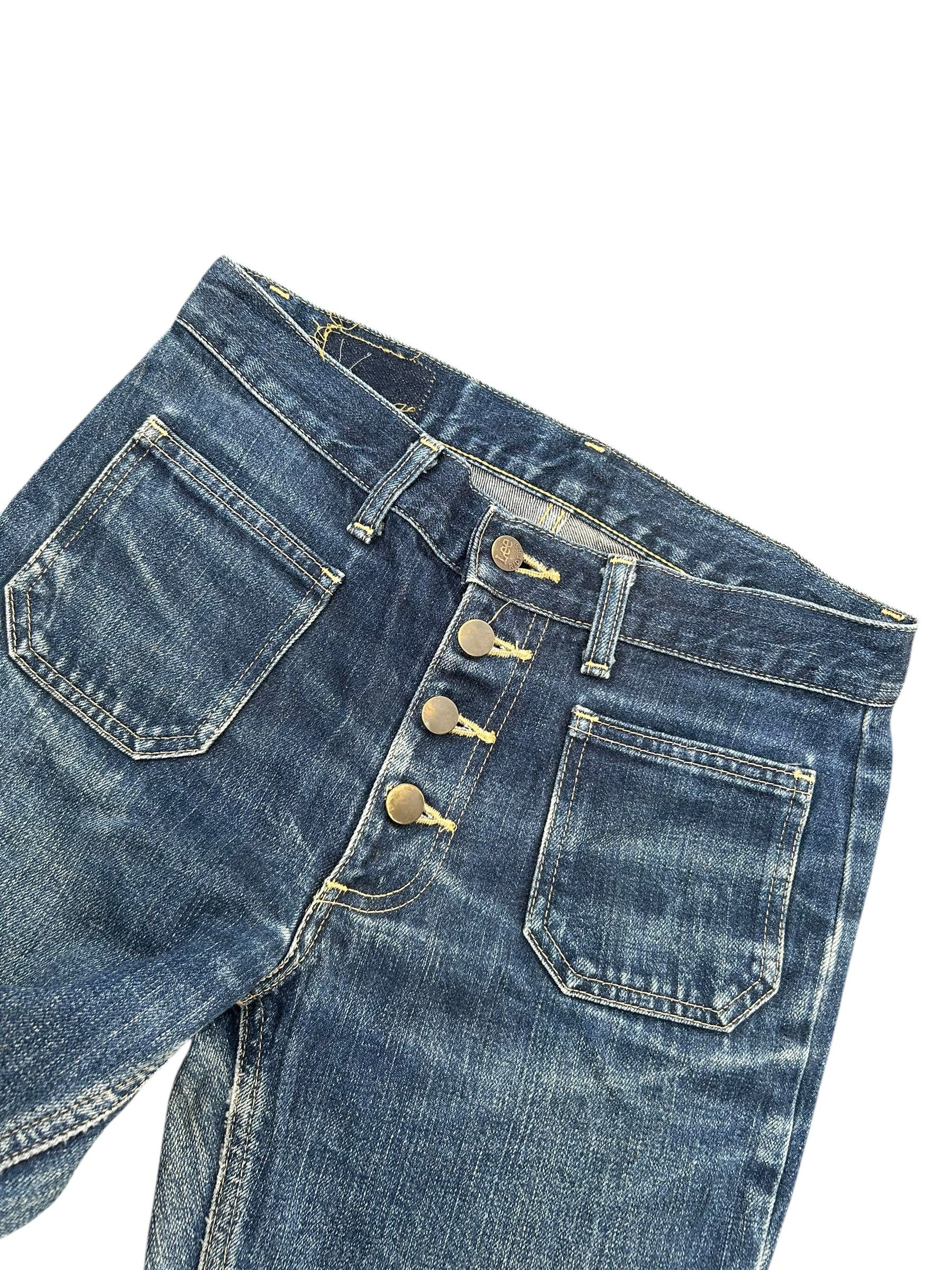 Japanese Brand × Kapital × Vintage Flare Vintage Lee Riders Denim Jeans Size US 30 / EU 46 - 7 Thumbnail