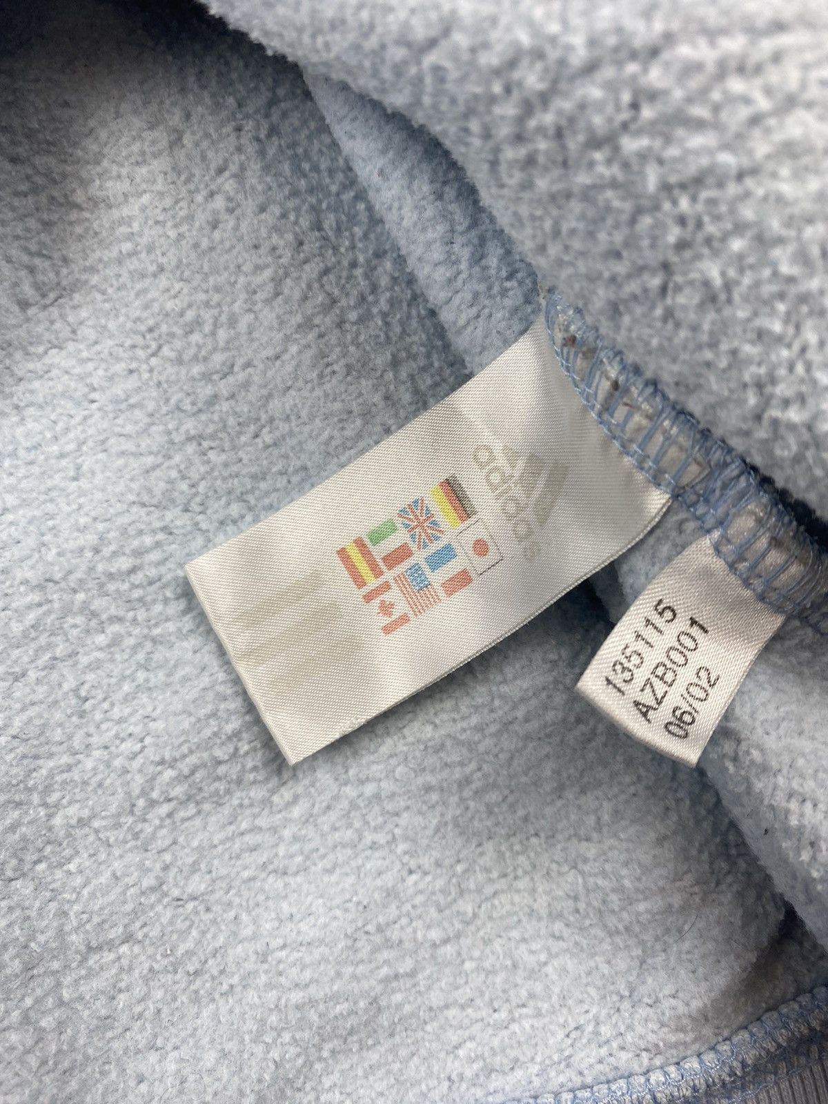 Adidas Vintage 00s Adidas Big Logo Dissected Baby Blue Hoodie Y2K Size US S / EU 44-46 / 1 - 14 Thumbnail