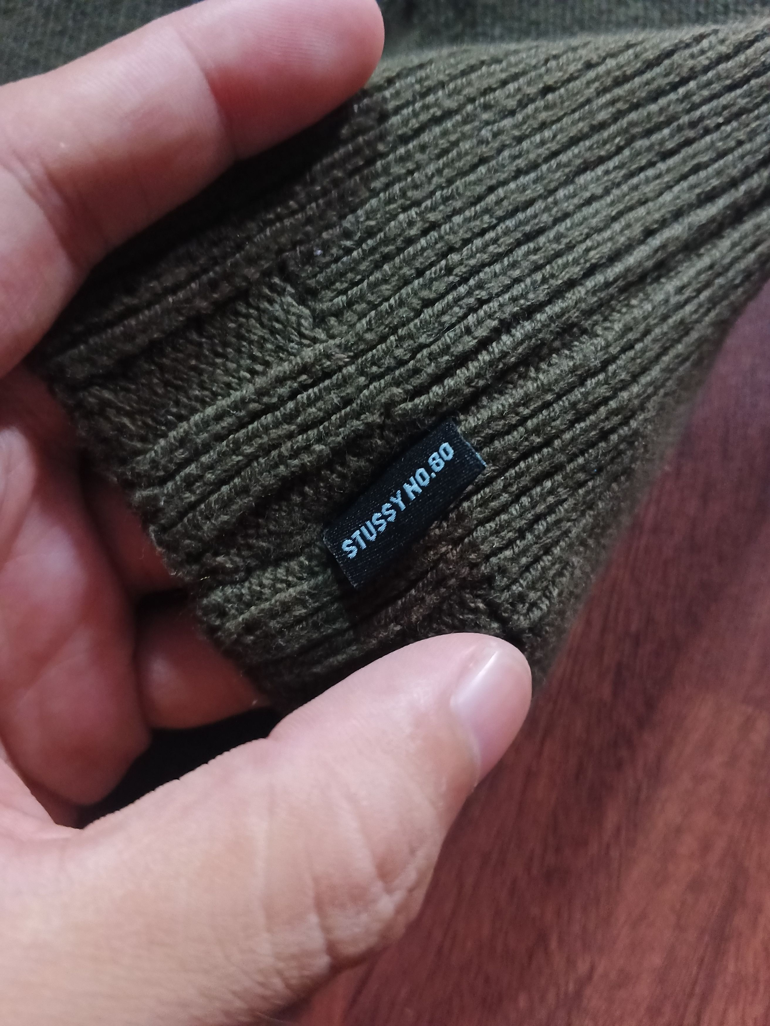 Stussy × Vintage Vintage Stussy Beanie Ready And Forward No.80 Size ONE SIZE - 2 Thumbnail