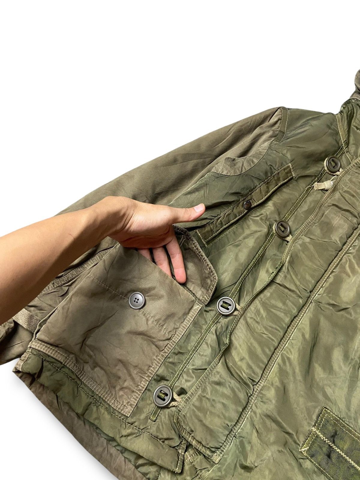 Japanese Brand Hippocampus Vintage Fatigues Military Jacket (149) Size US XXS / EU 40 - 7 Thumbnail