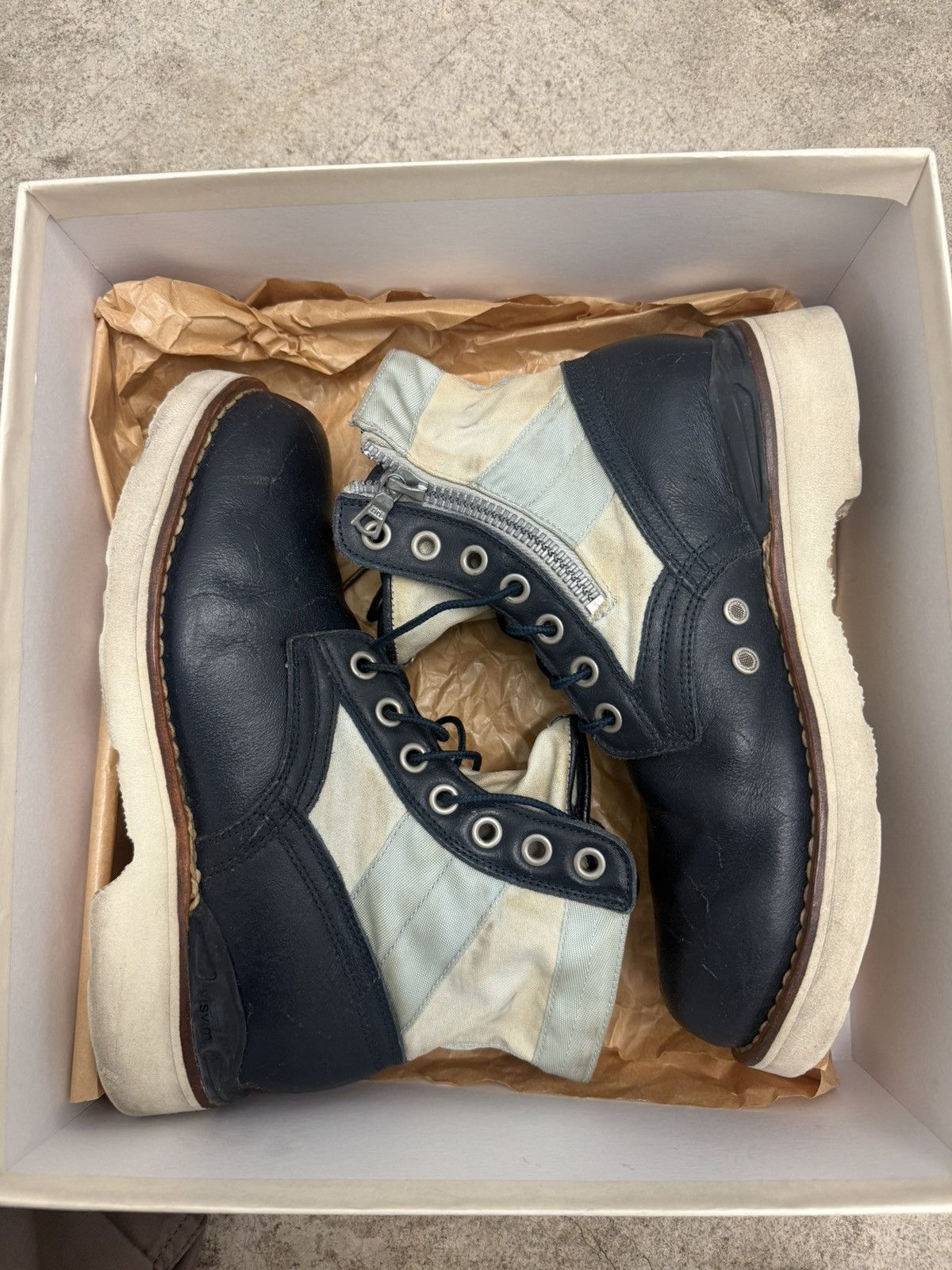 Visvim Visvim 7 Hole 73 Folk Rare Navy Size US 9.5 / EU 42-43 - 9 Thumbnail