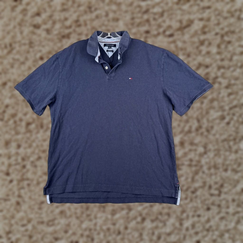 Tommy Hilfiger Tommy Hilfiger Polo Shirt Men 2XL XXL Blue Classic Fit 100% Cotton READ Size US XXL / EU 58 / 5 - 1 Thumbnail
