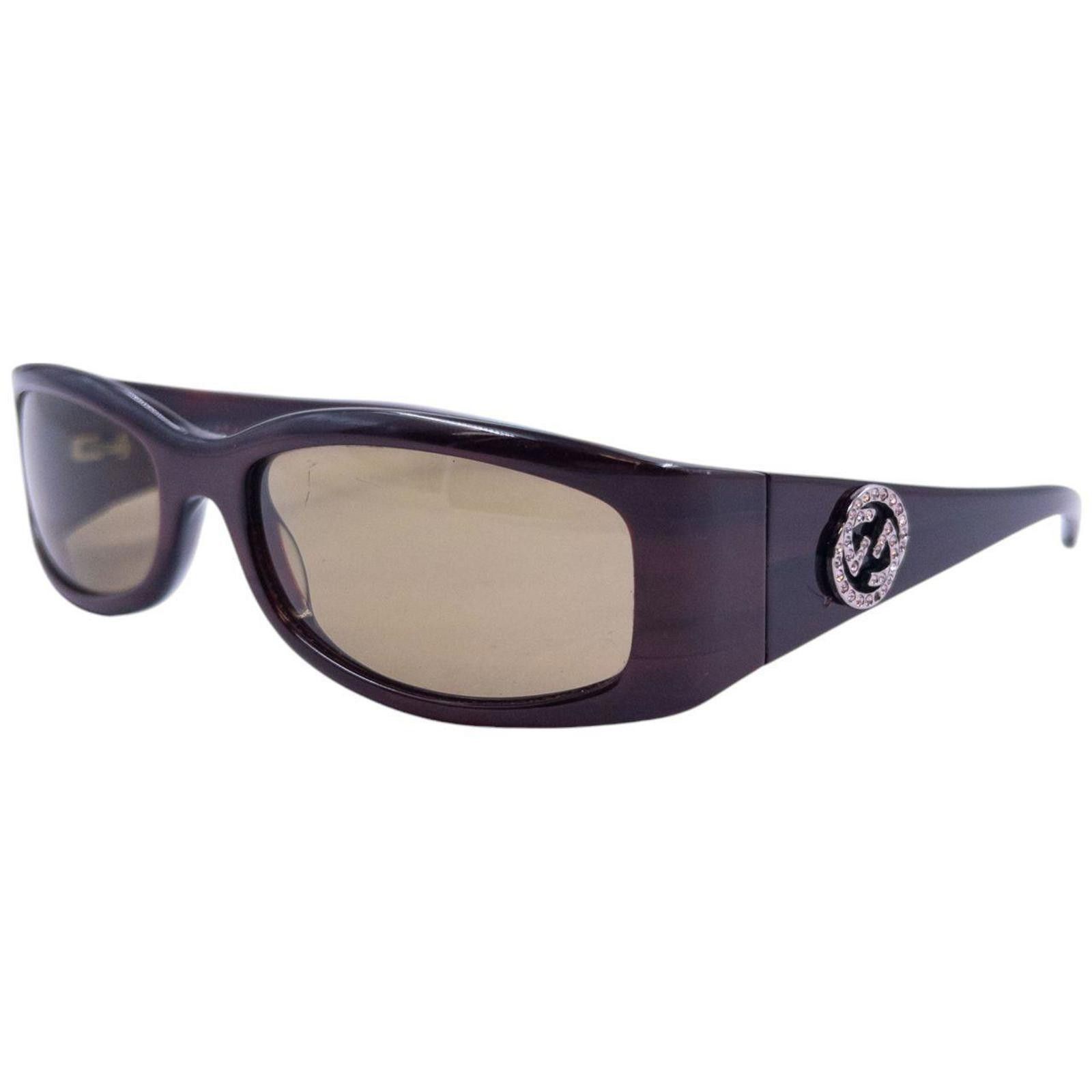 Gucci Vintage Gucci Diamonte Sunglasses Size ONE SIZE - 1 Thumbnail