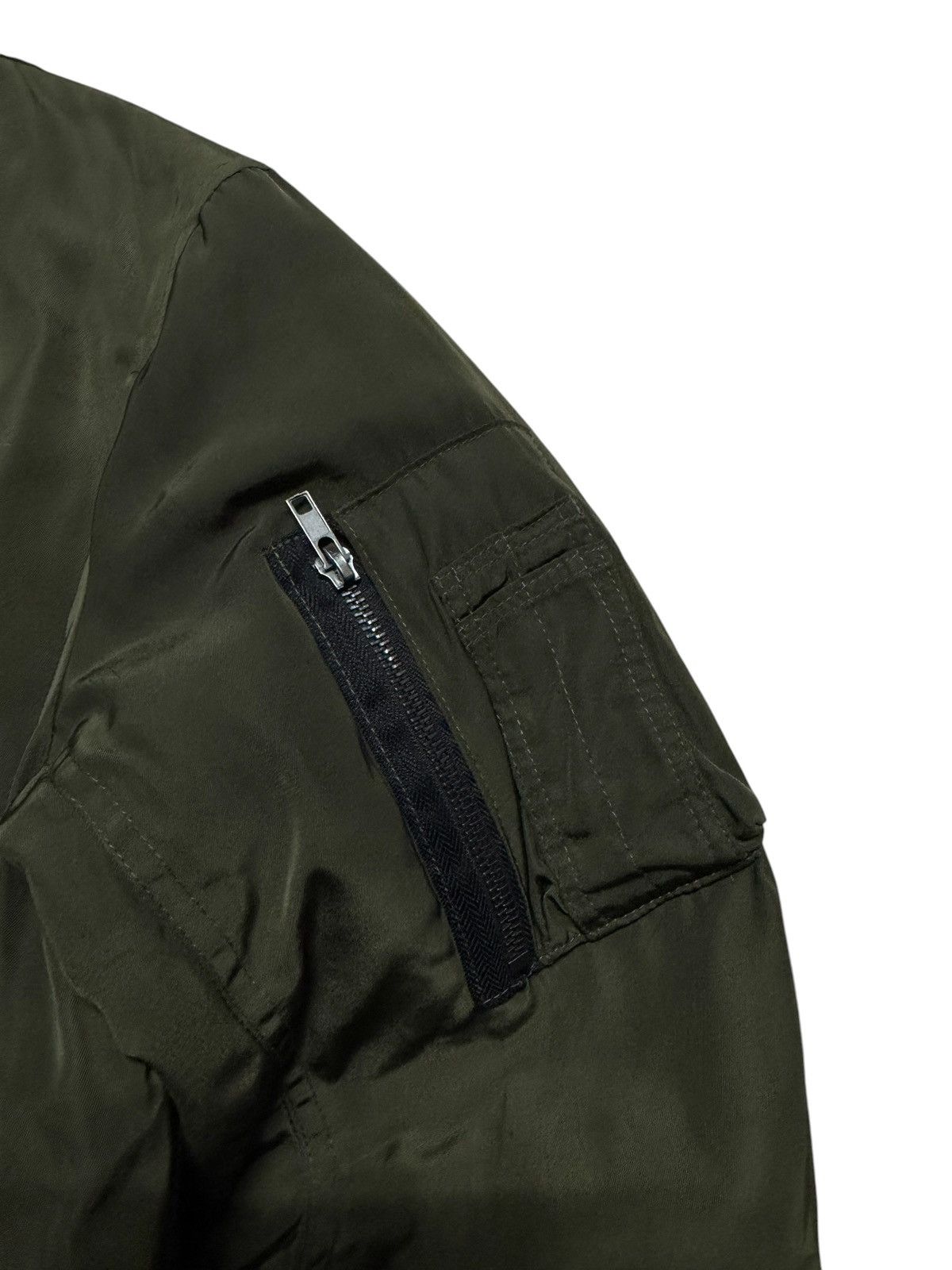 Vintage RAF SIMONS STYLE REVERSIBLE BOMBERS JACKET BY CASPER JOHN Size US M / EU 48-50 / 2 - 16 Thumbnail