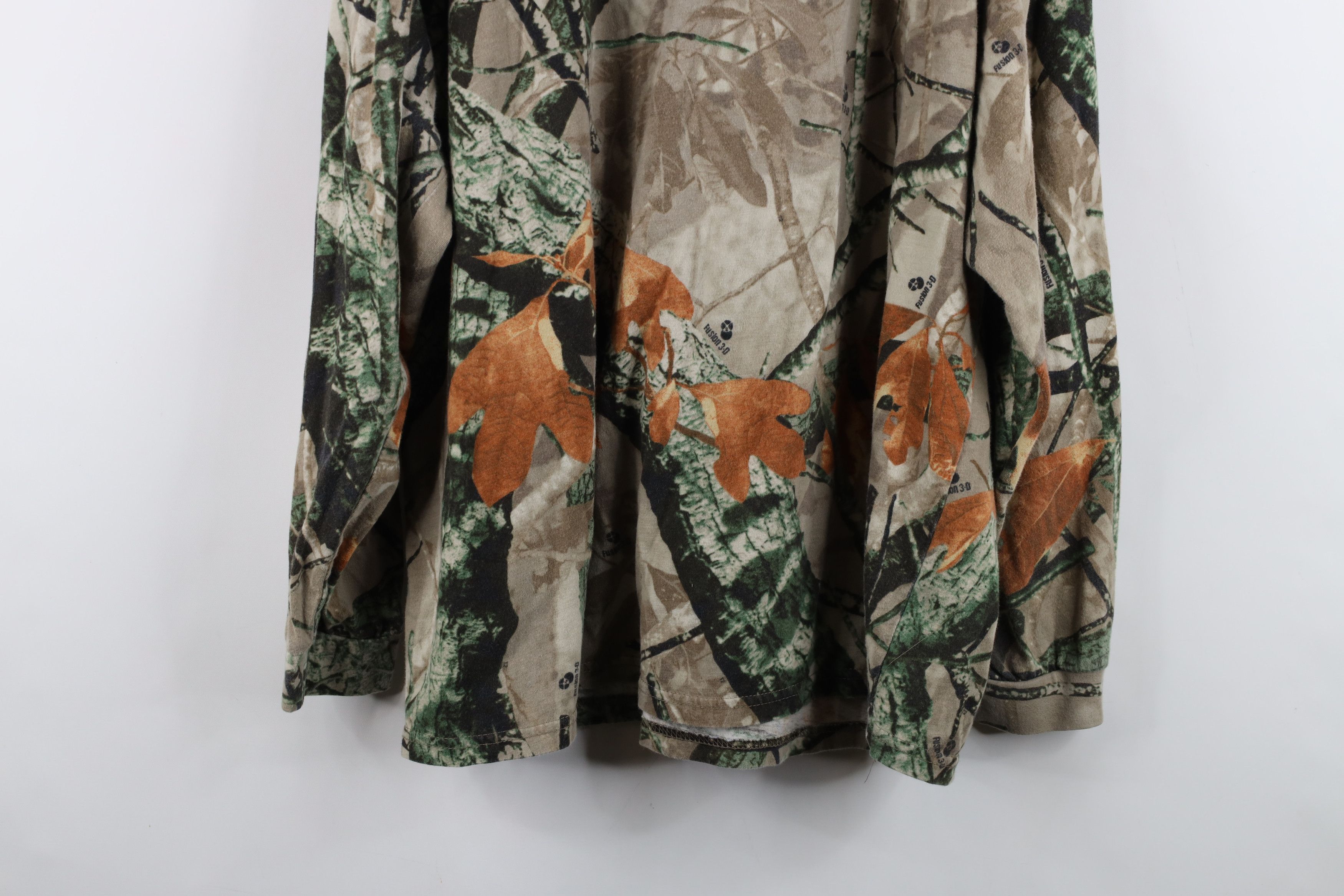 Vintage Vintage 90s Y2K Streetwear Camouflage Long Sleeve T-Shirt Size US XXL / EU 58 / 5 - 11 Thumbnail