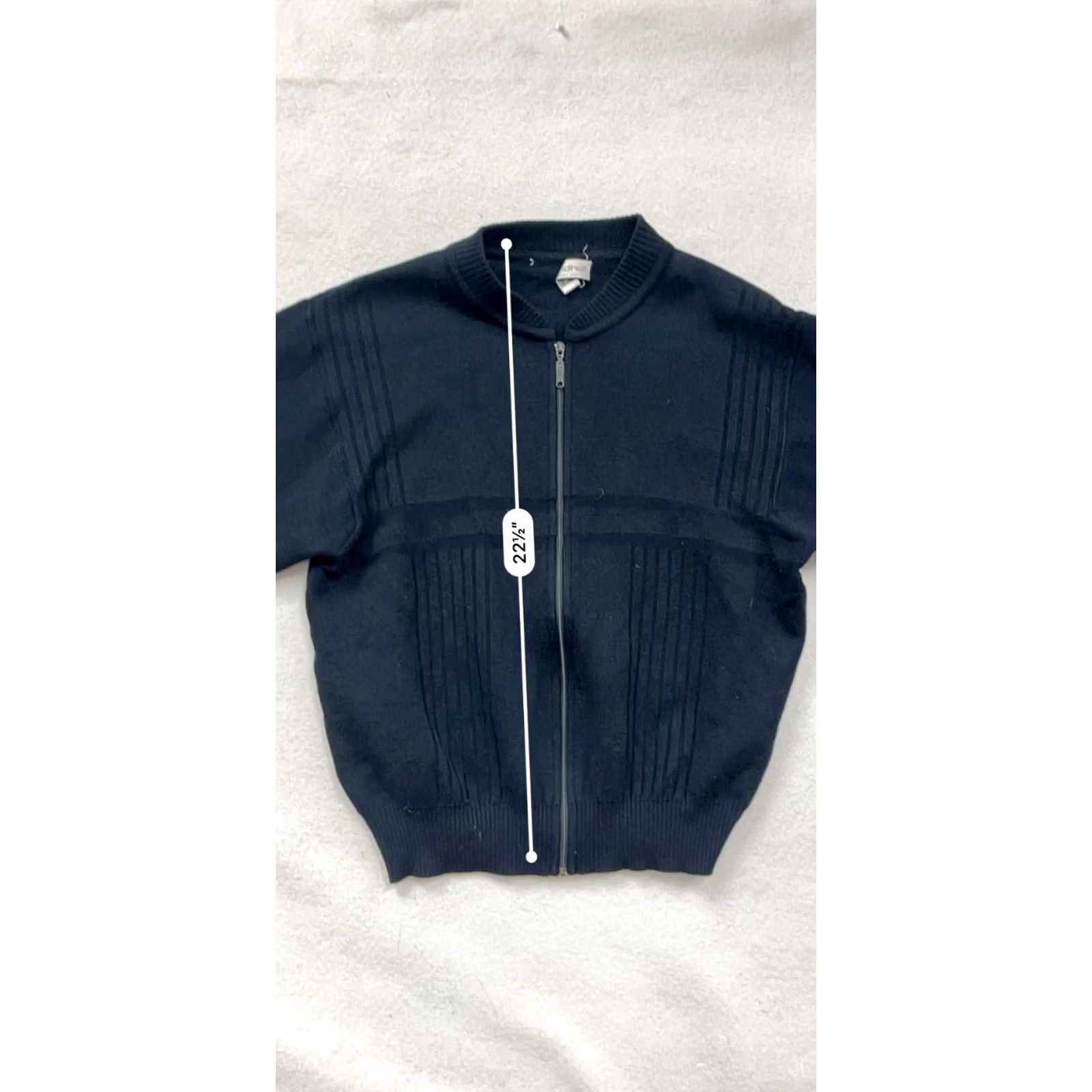 Vintage VINTAGE Breidhof Mens Black Full-Zip Sweater Jacket 2XL West Germany Bomber Jacket Mens Size US XXL / EU 58 / 5 - 6 Thumbnail