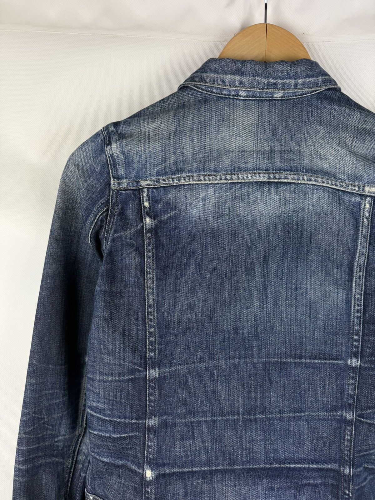 G-Star G Star Raw Ladie Slim Tailor Denim Distressed Trucker Jacket Size S / US 4 / IT 40 - 16 Thumbnail