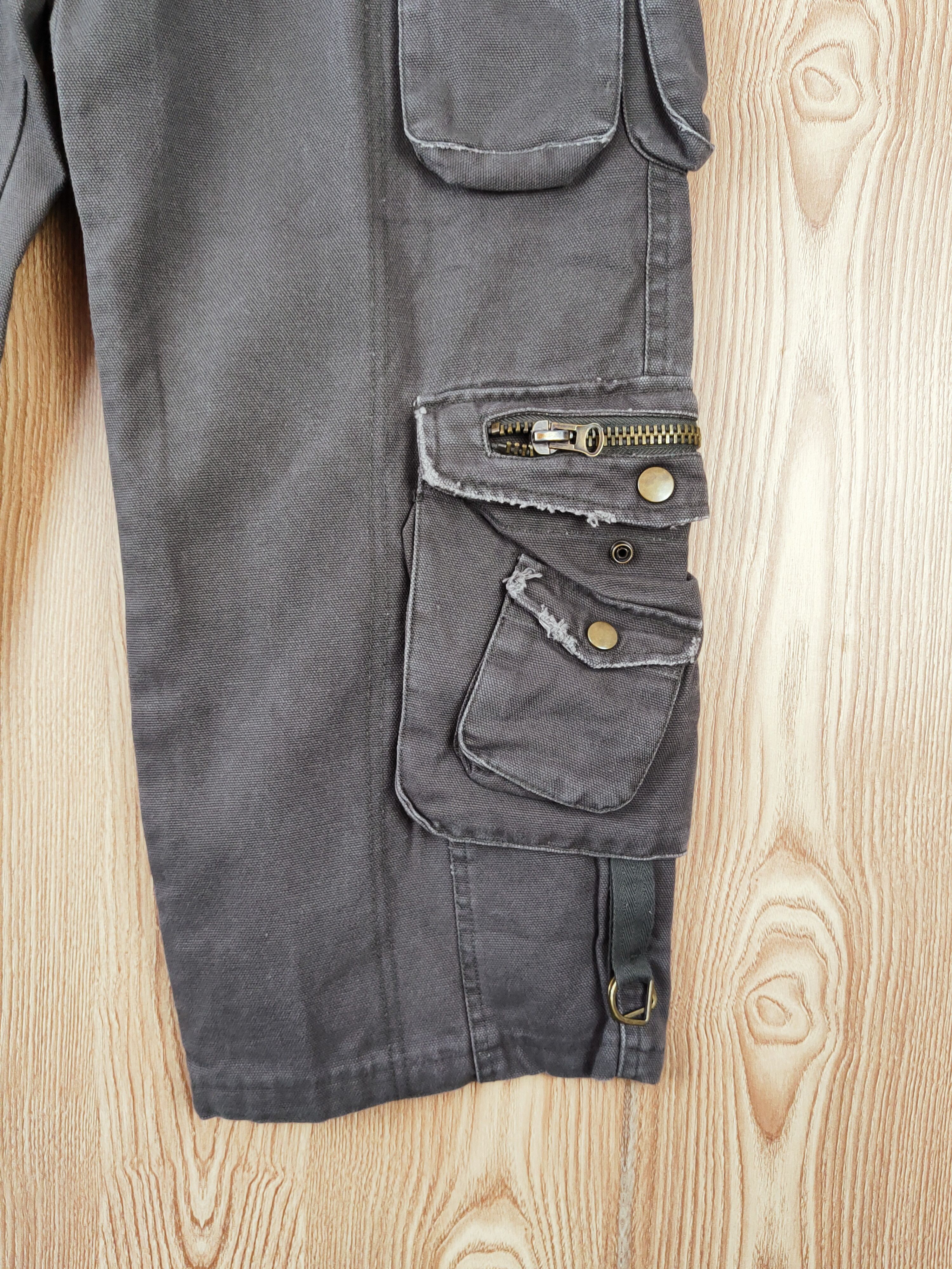 Japanese Brand D Japanese Brand Dark Brown Multipocket Cargo Pants #W931 Size US 27 - 6 Thumbnail