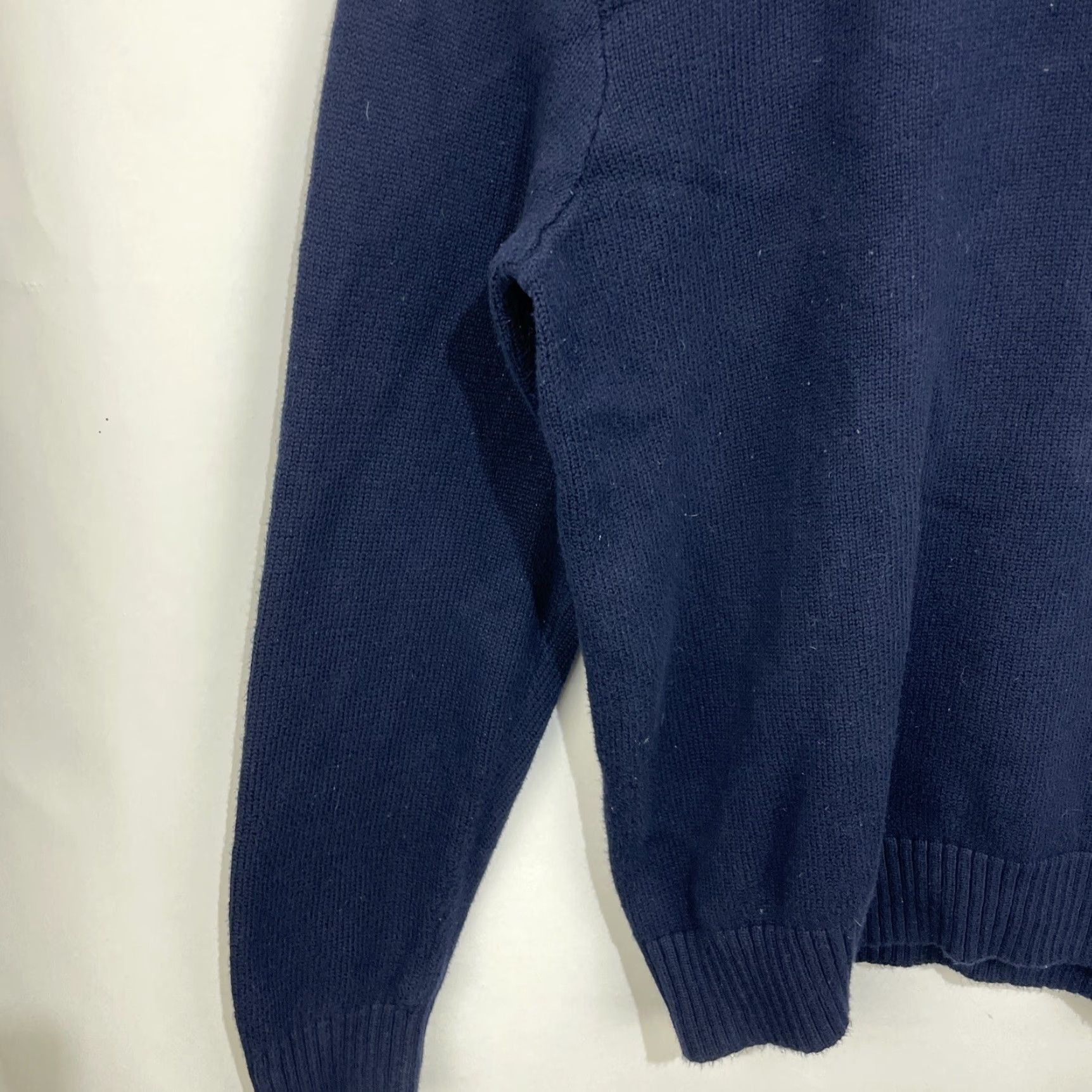 Polo Ralph Lauren Polo Ralph Lauren Sweater 1/4 Zip Shirt Men XL Blue Size US XL / EU 56 / 4 - 7 Thumbnail