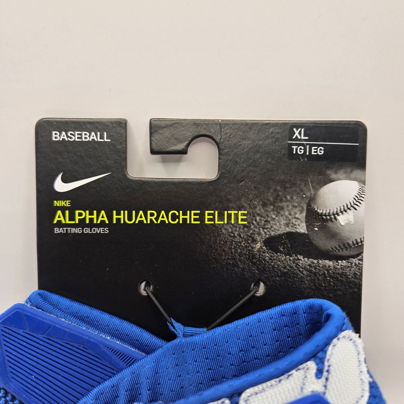 Nike NIKE MENS XL ALPHA HUARACHE ELITE BASEBALL BATTING GLOVES Size ONE SIZE - 2 Thumbnail